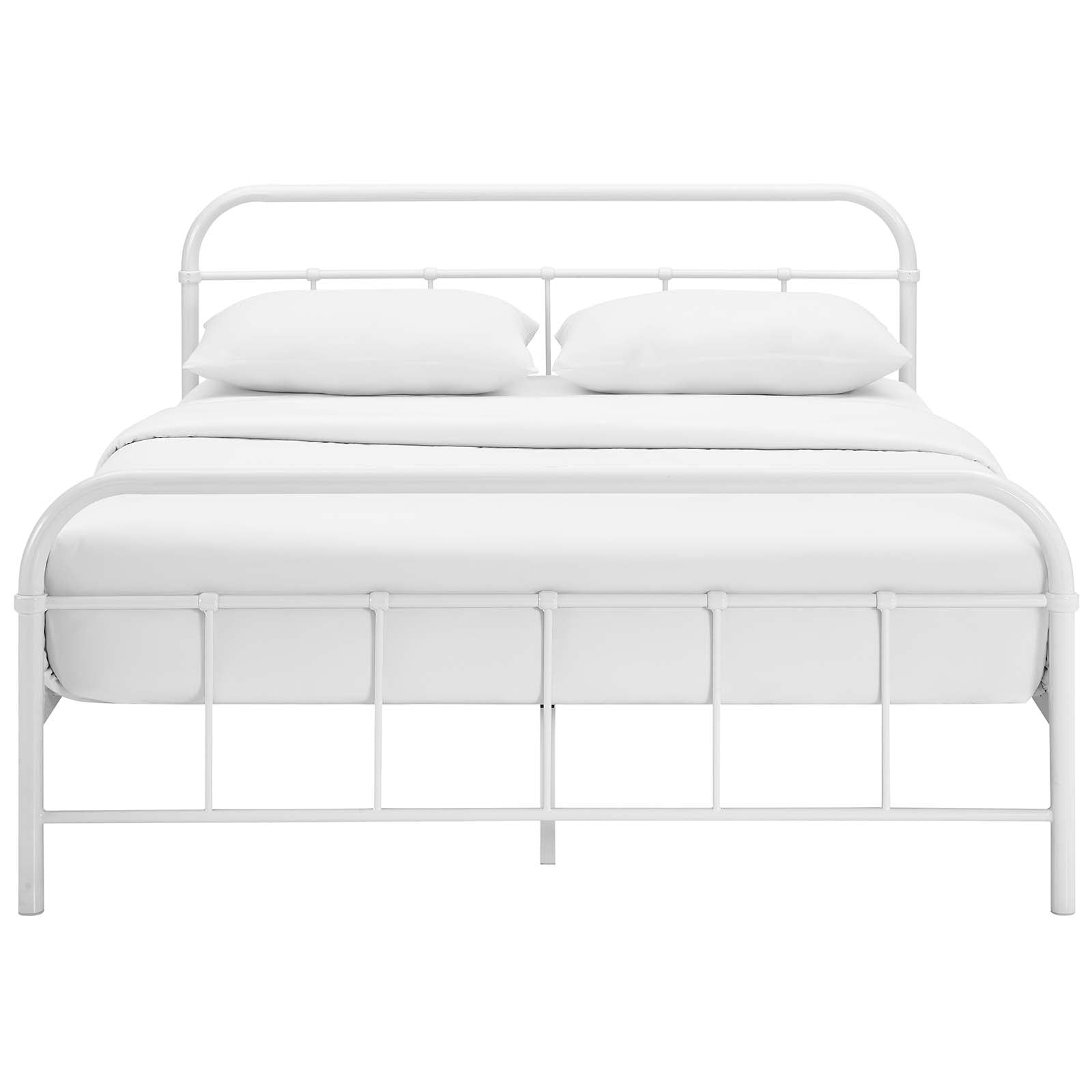 Modway Maisie Queen Stainless Steel Bed Frame | Beds | Modishstore-12