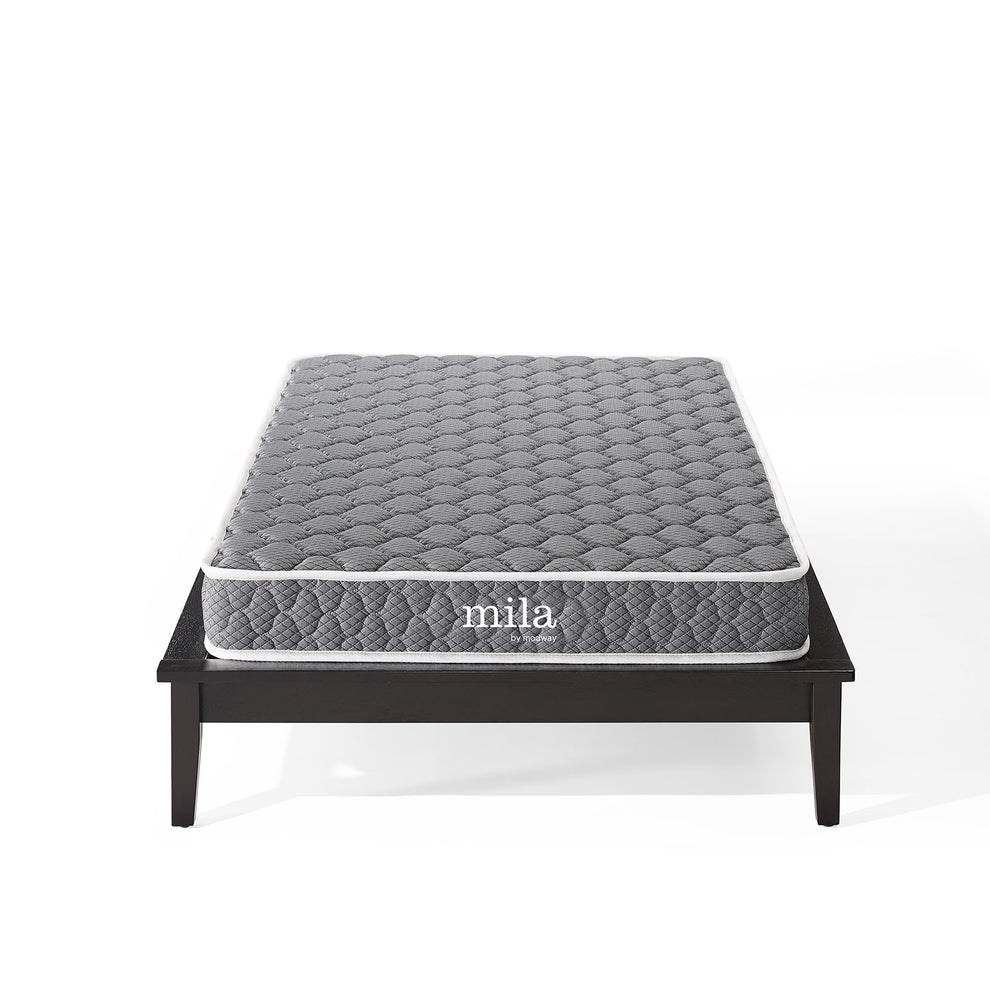 Modway Emma 6" Twin Mattress - White - MOD-5560 | Mattresses | Modishstore - 5