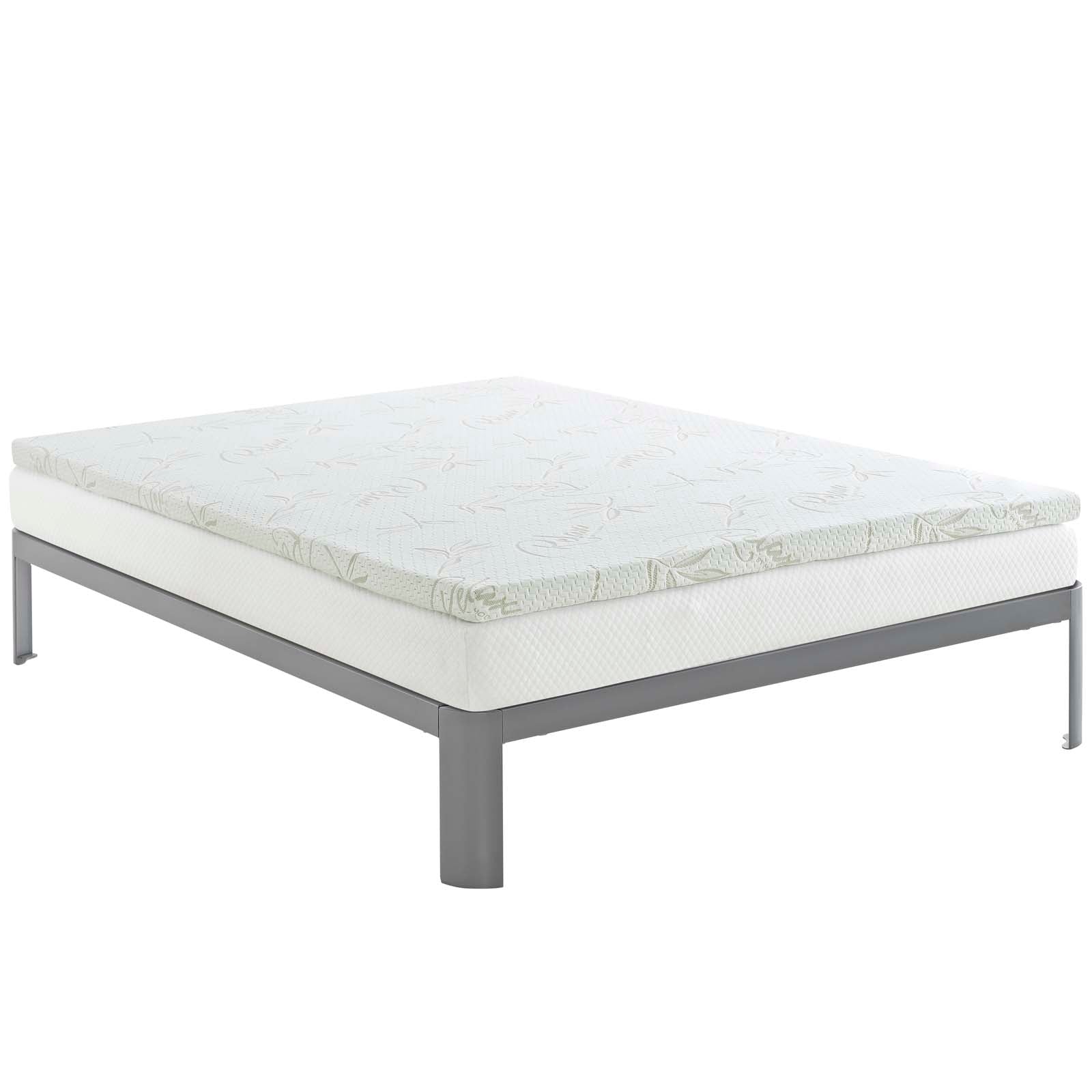 Relax Queen 2" Gel Memory Foam Mattress Topper By Modway - MOD-5573 | Mattresses | Modishstore - 2