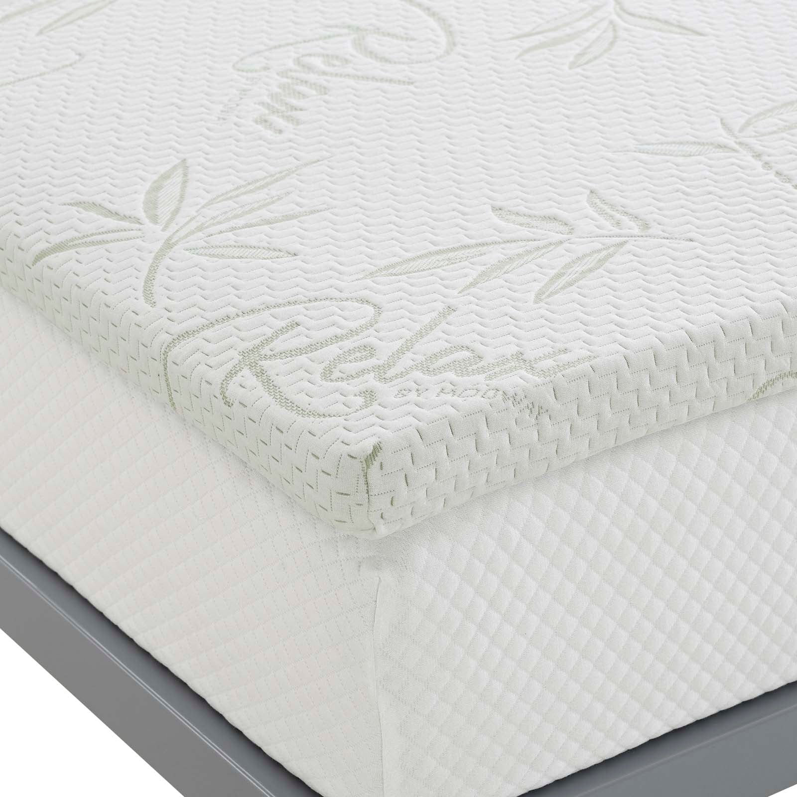Relax Queen 2" Gel Memory Foam Mattress Topper By Modway - MOD-5573 | Mattresses | Modishstore - 11