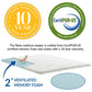 Relax Queen 2" Gel Memory Foam Mattress Topper By Modway - MOD-5573 | Mattresses | Modishstore - 5
