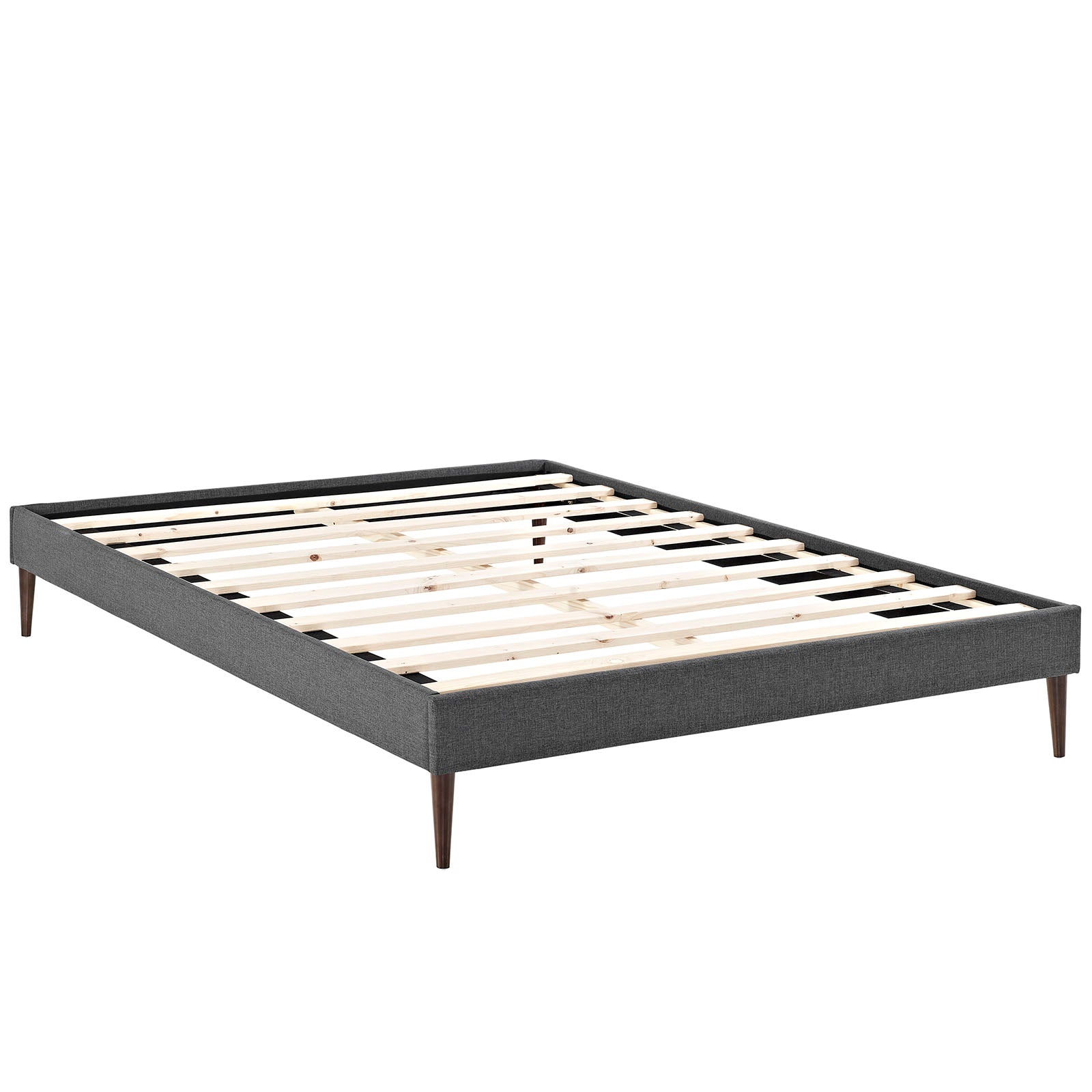 Sherry Queen Fabric Bed Frame with Round Tapered Legs By Modway - MOD-5625 | Beds | Modishstore - 2