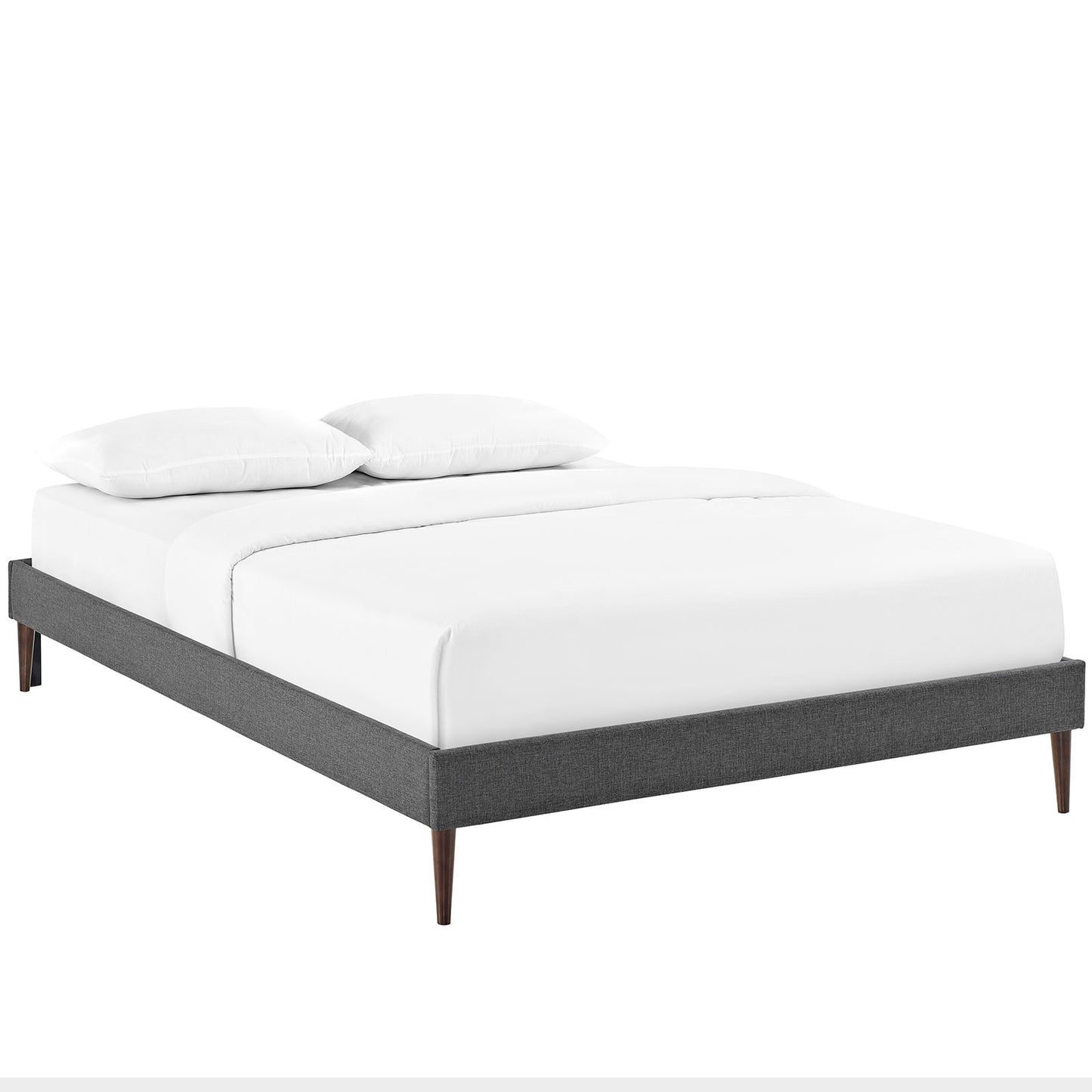 Sherry Queen Fabric Bed Frame with Round Tapered Legs By Modway - MOD-5625 | Beds | Modishstore - 3
