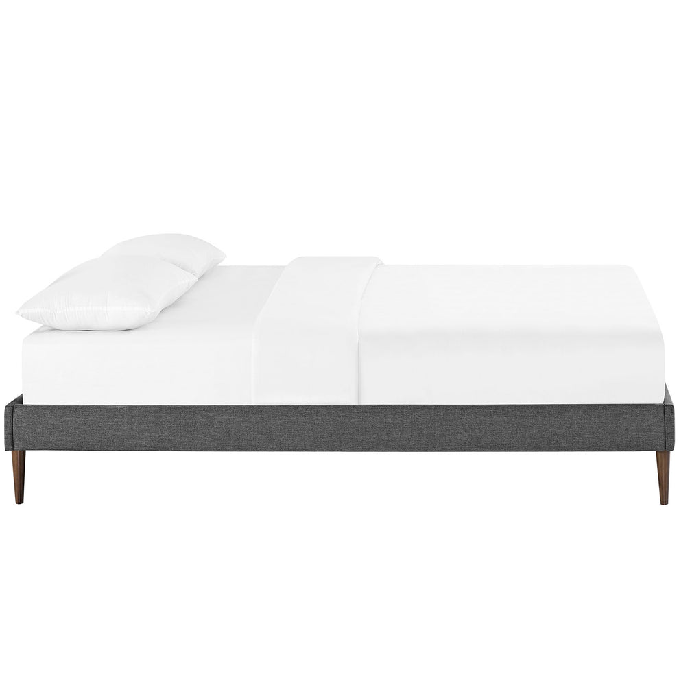 Sherry Queen Fabric Bed Frame with Round Tapered Legs By Modway - MOD-5625 | Beds | Modishstore - 4