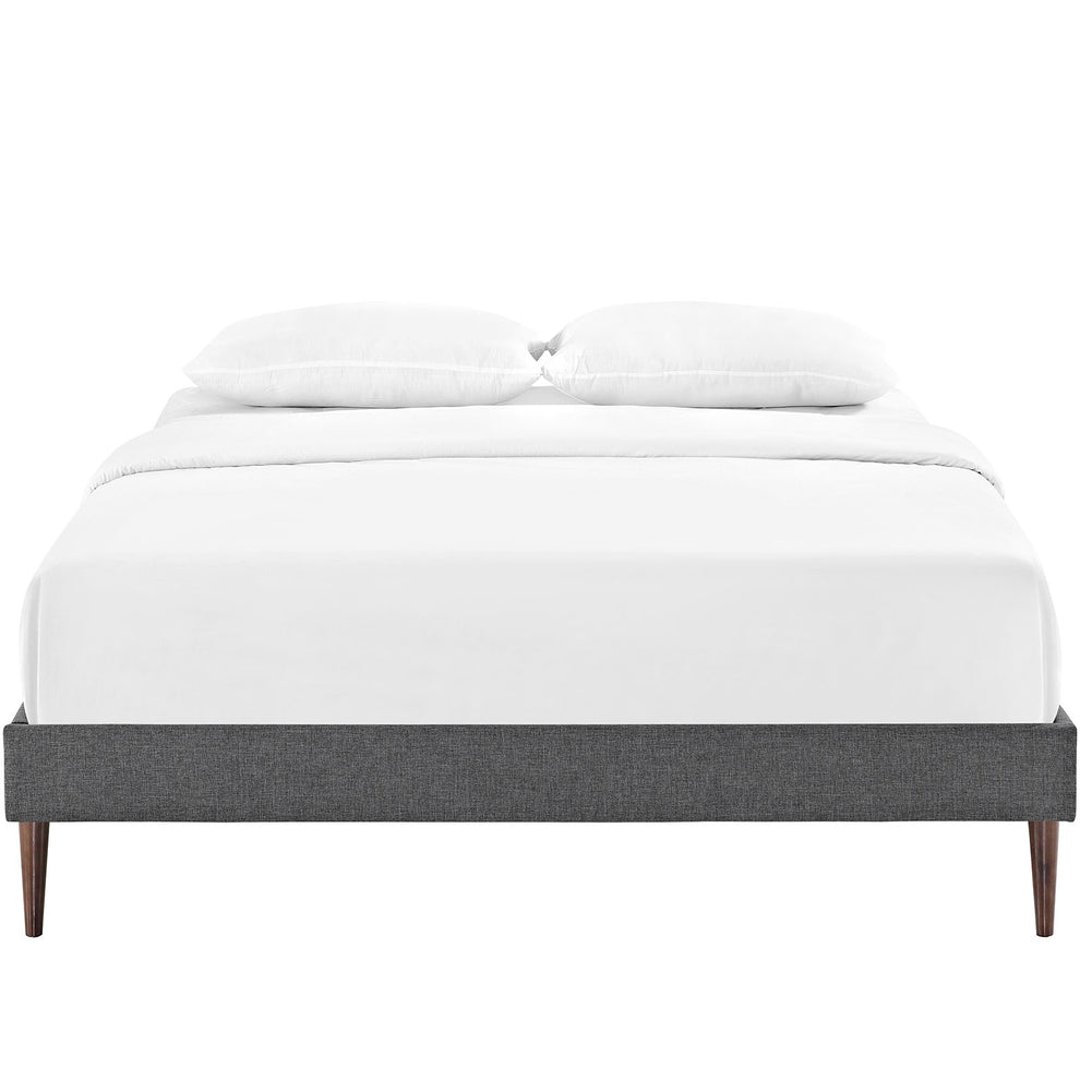 Sherry Queen Fabric Bed Frame with Round Tapered Legs By Modway - MOD-5625 | Beds | Modishstore - 5