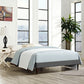Sherry Queen Fabric Bed Frame with Round Tapered Legs By Modway - MOD-5625 | Beds | Modishstore - 1
