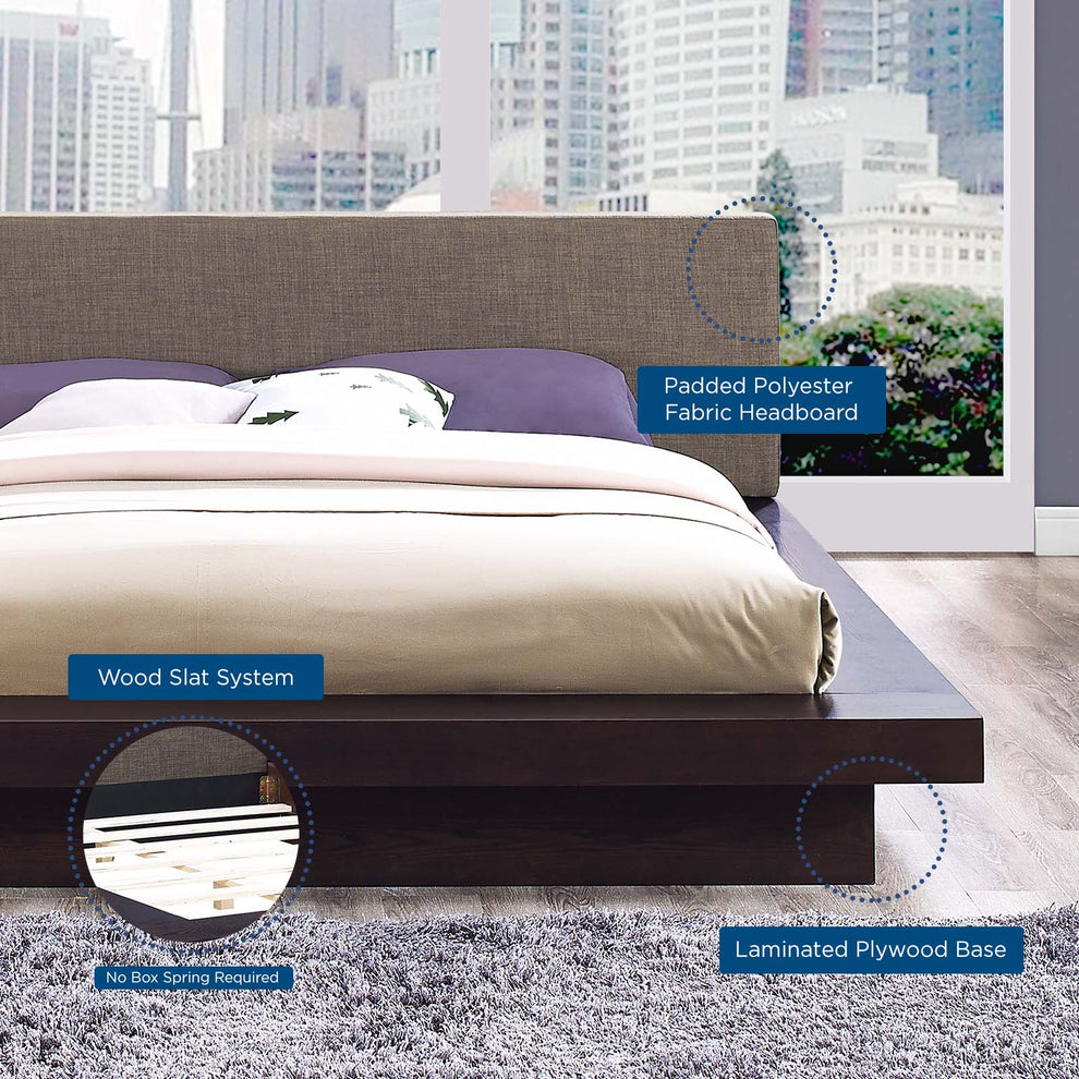 Modway Freja Queen Fabric Platform Bed - MOD-5721 | Beds | Modishstore - 38