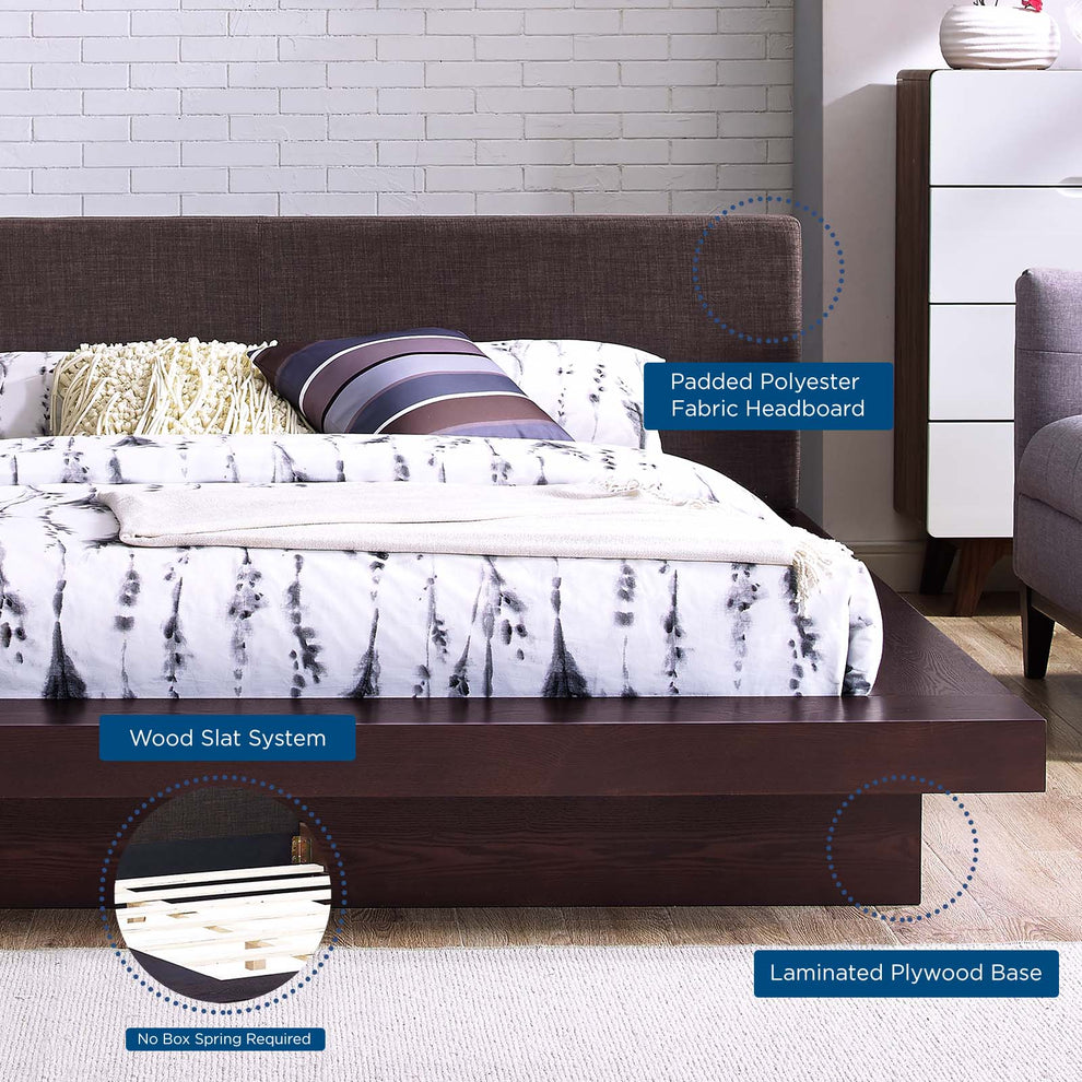 Modway Freja Queen Fabric Platform Bed - MOD-5721 | Beds | Modishstore - 40