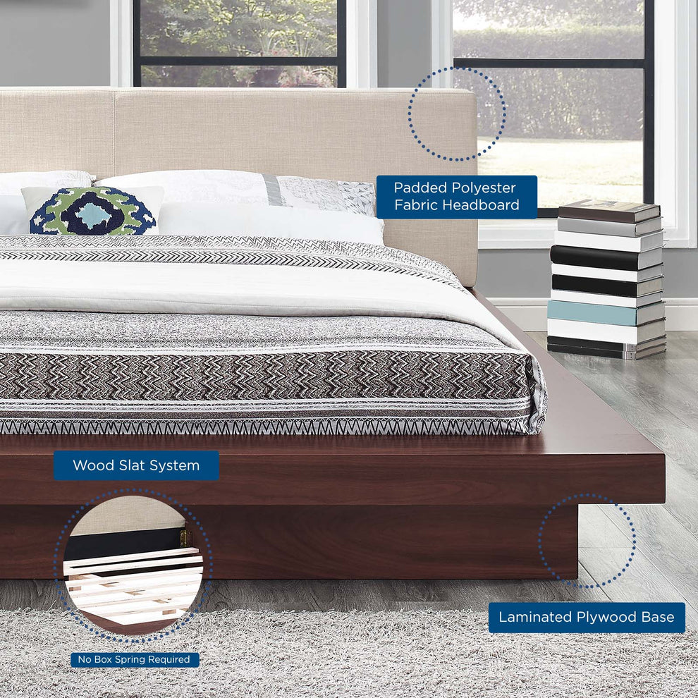 Modway Freja Queen Fabric Platform Bed - MOD-5721 | Beds | Modishstore - 41