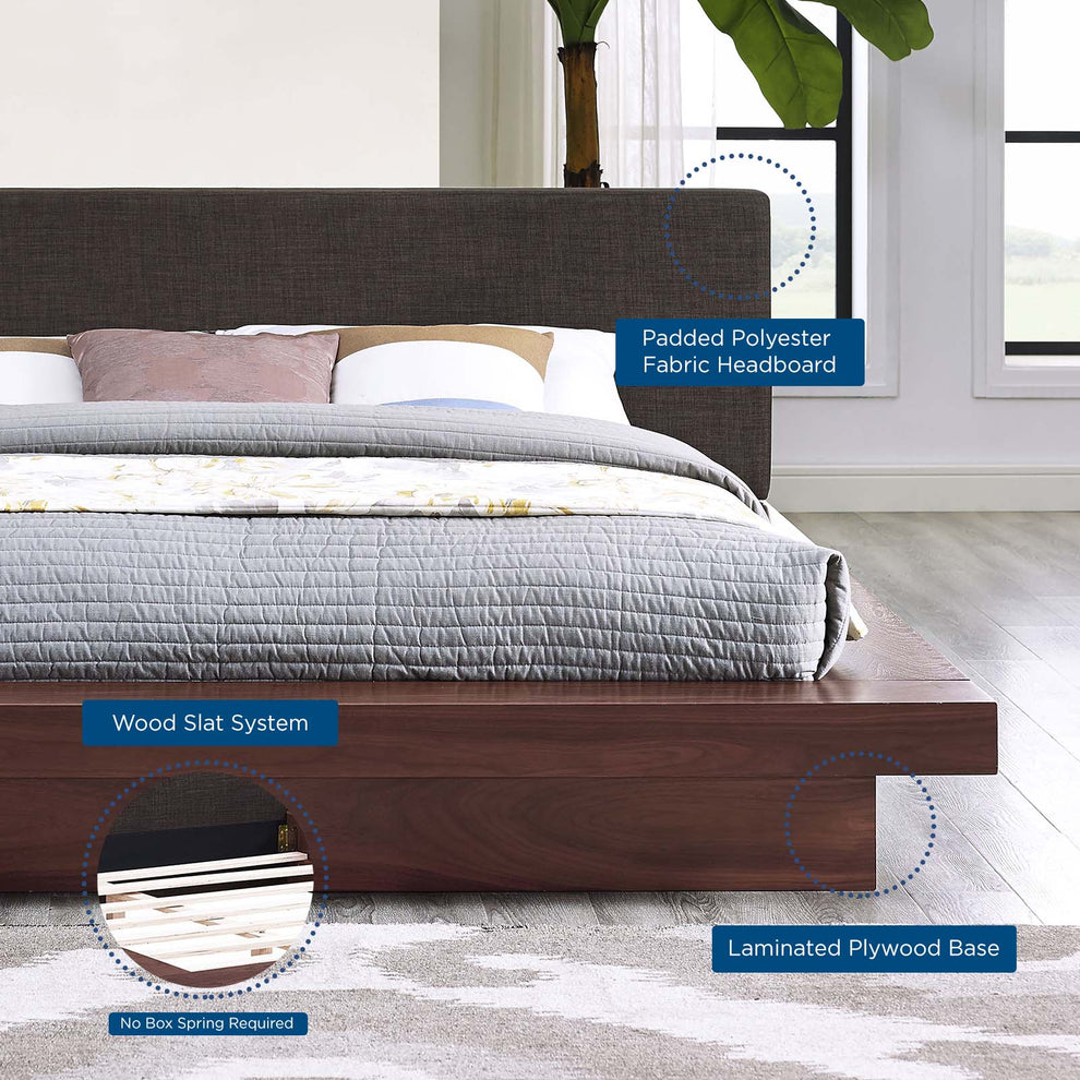 Modway Freja Queen Fabric Platform Bed - MOD-5721 | Beds | Modishstore - 44