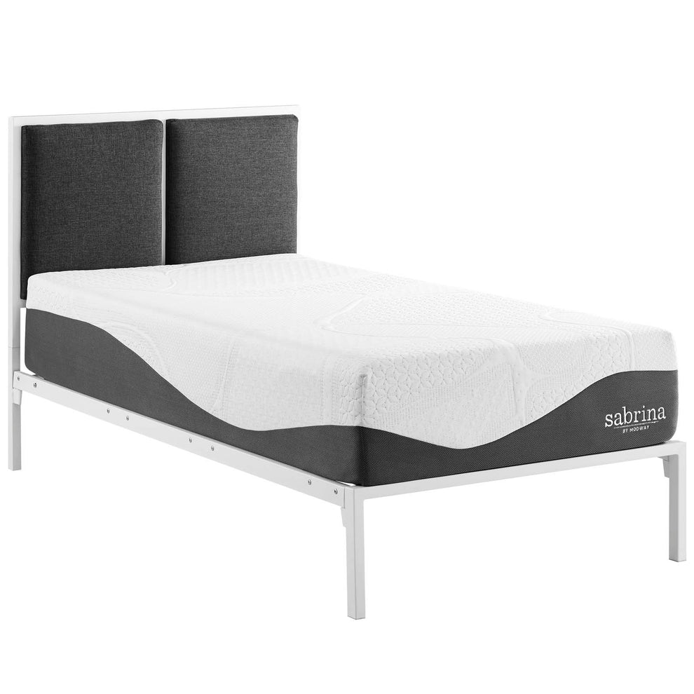 Modway Sabrina 12" Twin Memory Foam Mattress - White - MOD-5741 | Mattresses | Modishstore - 3