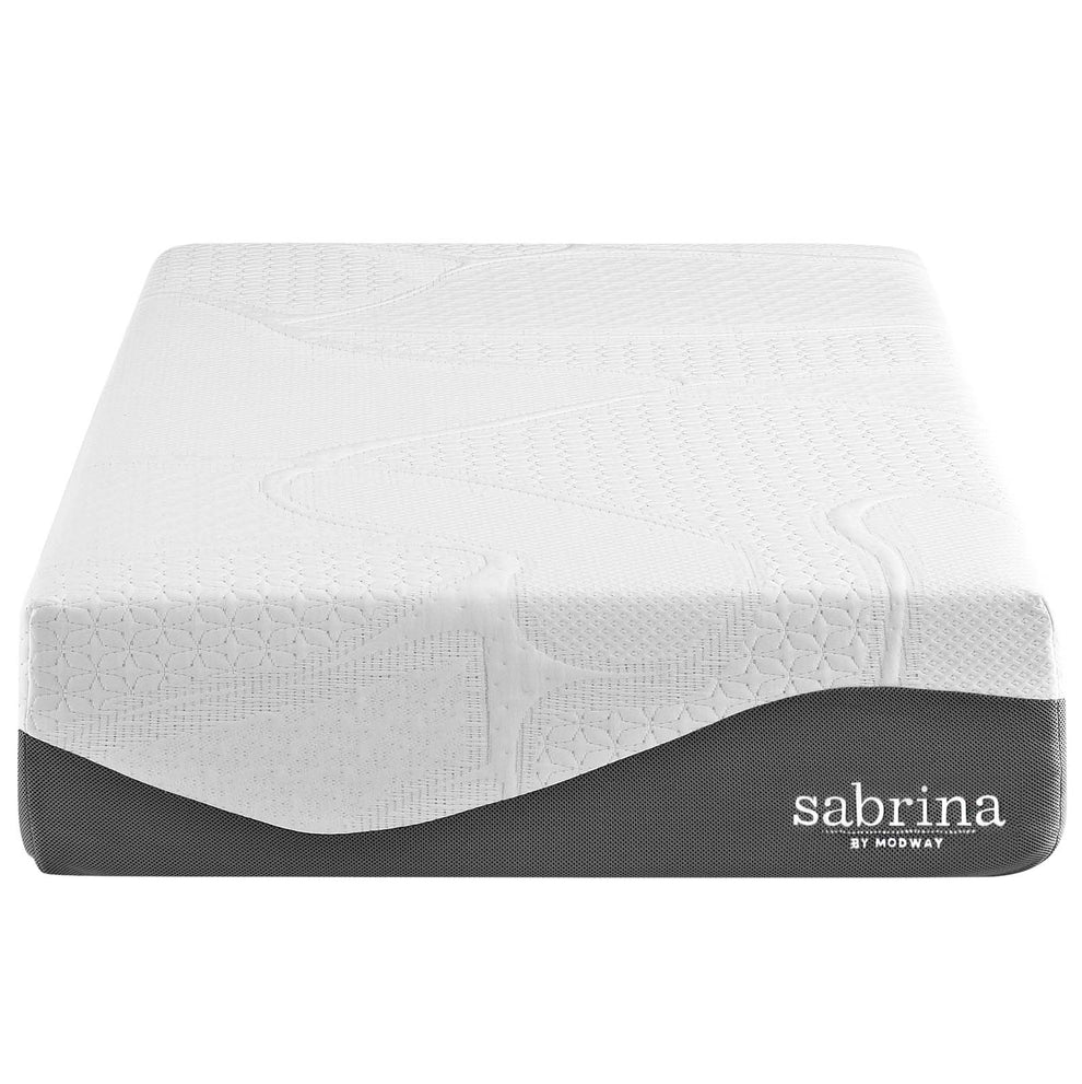 Modway Sabrina 12" Twin Memory Foam Mattress - White - MOD-5741 | Mattresses | Modishstore - 5