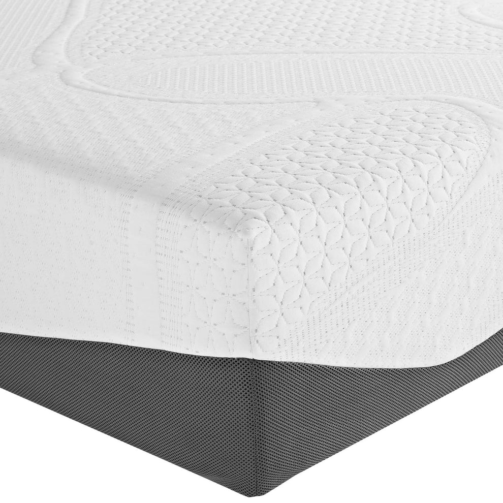 Modway Sabrina 12" Twin Memory Foam Mattress - White - MOD-5741 | Mattresses | Modishstore - 4