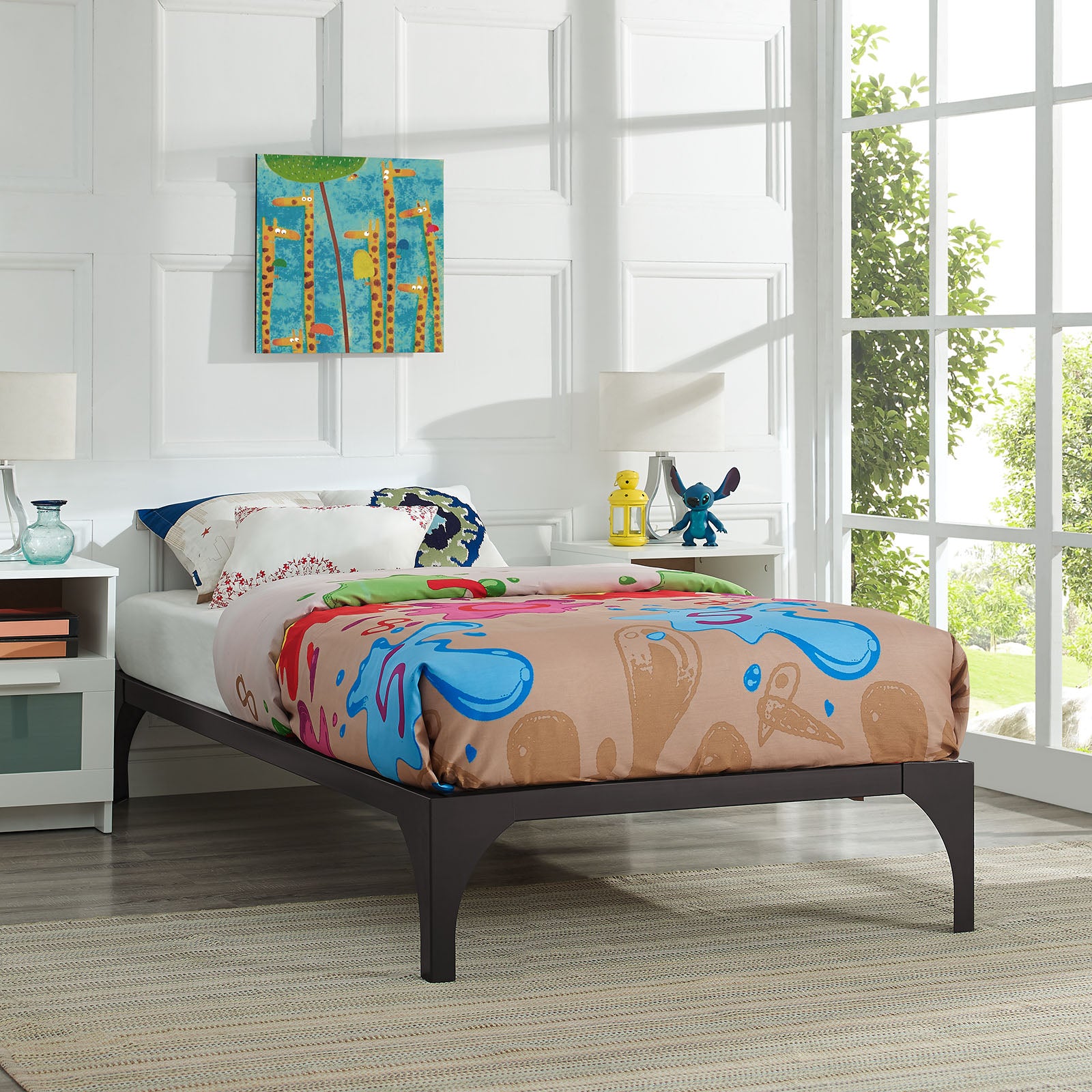 Ollie Twin Bed Frame By Modway - MOD-5747 | Beds | Modishstore - 1