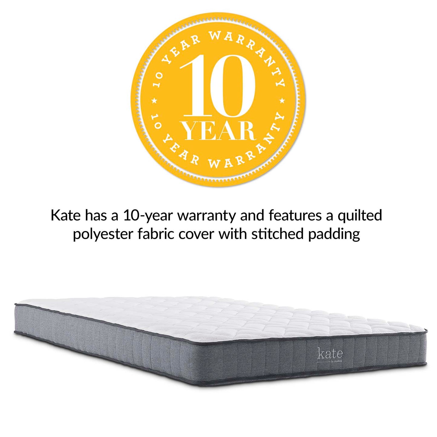 Modway Kate 8" Full Mattress - MOD-5777 | Mattresses | Modishstore - 6