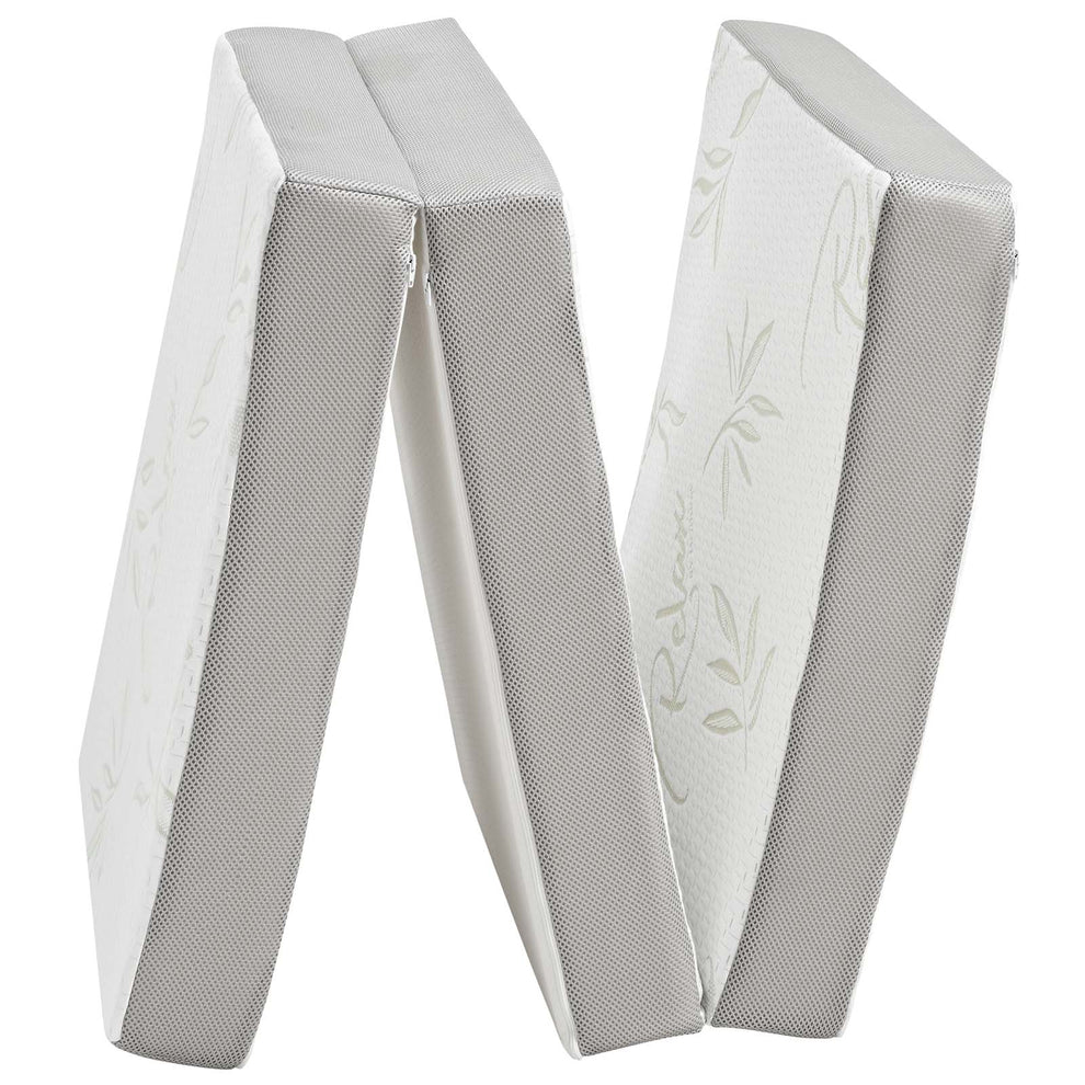 Relax 25 x 75 x 4 Tri-Fold Mattress Topper By Modway - MOD-5780 | Mattresses | Modishstore - 3