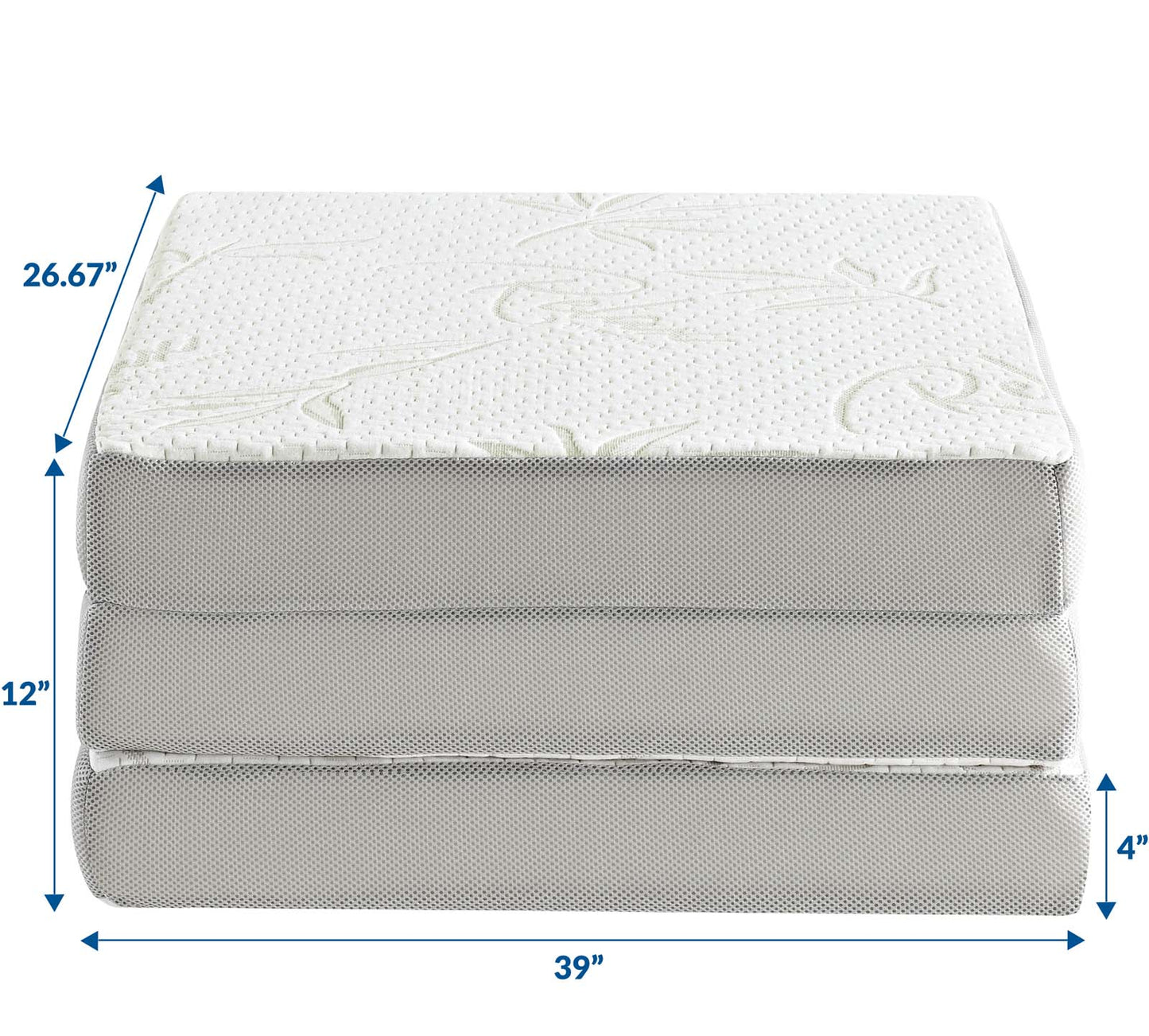Modway Relax Tri-Fold Mattress - Twin XL - MOD-5783 | Mattresses | Modishstore - 5