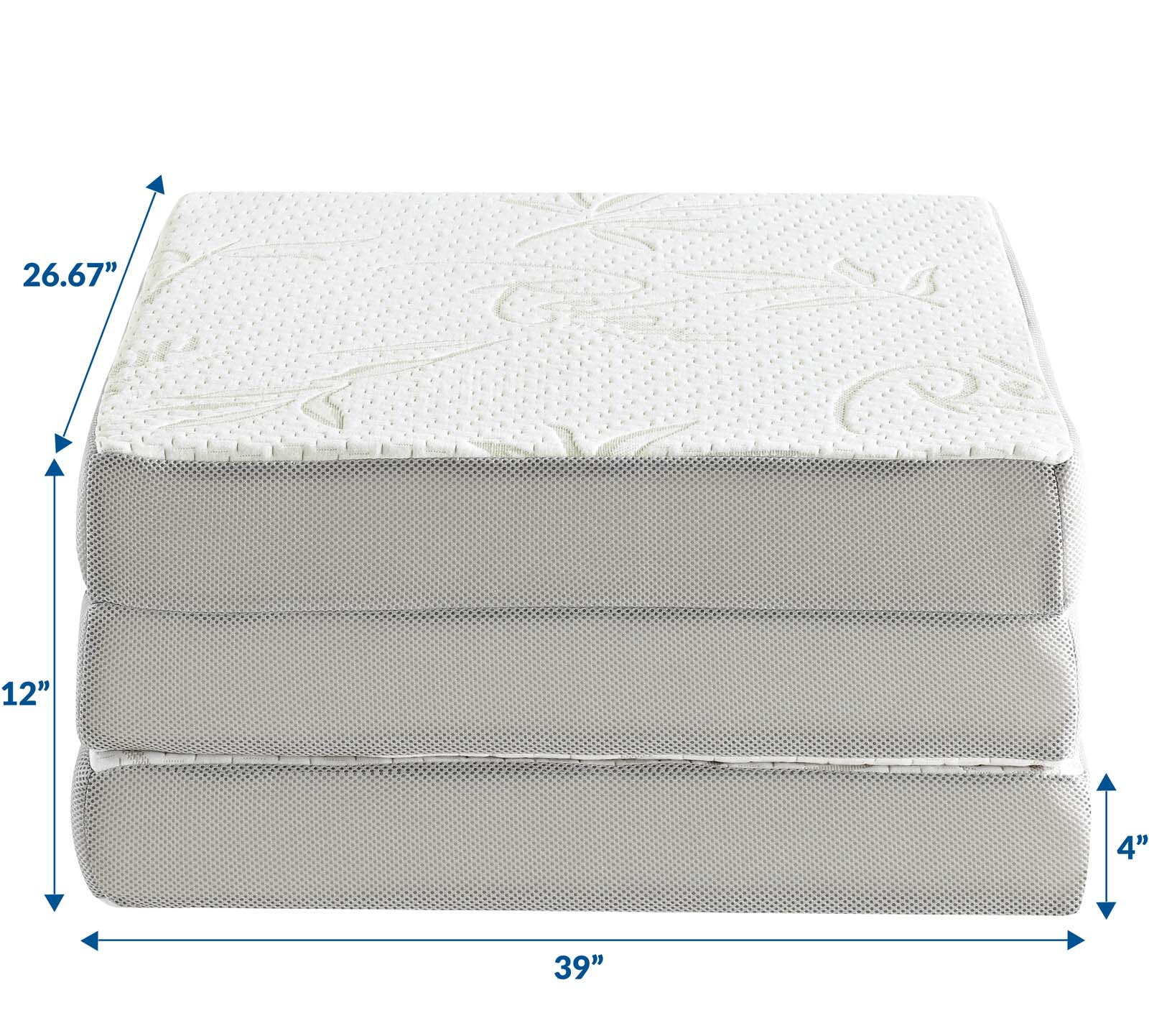 Modway Relax Tri-Fold Mattress - Twin XL - MOD-5783 | Mattresses | Modishstore - 5