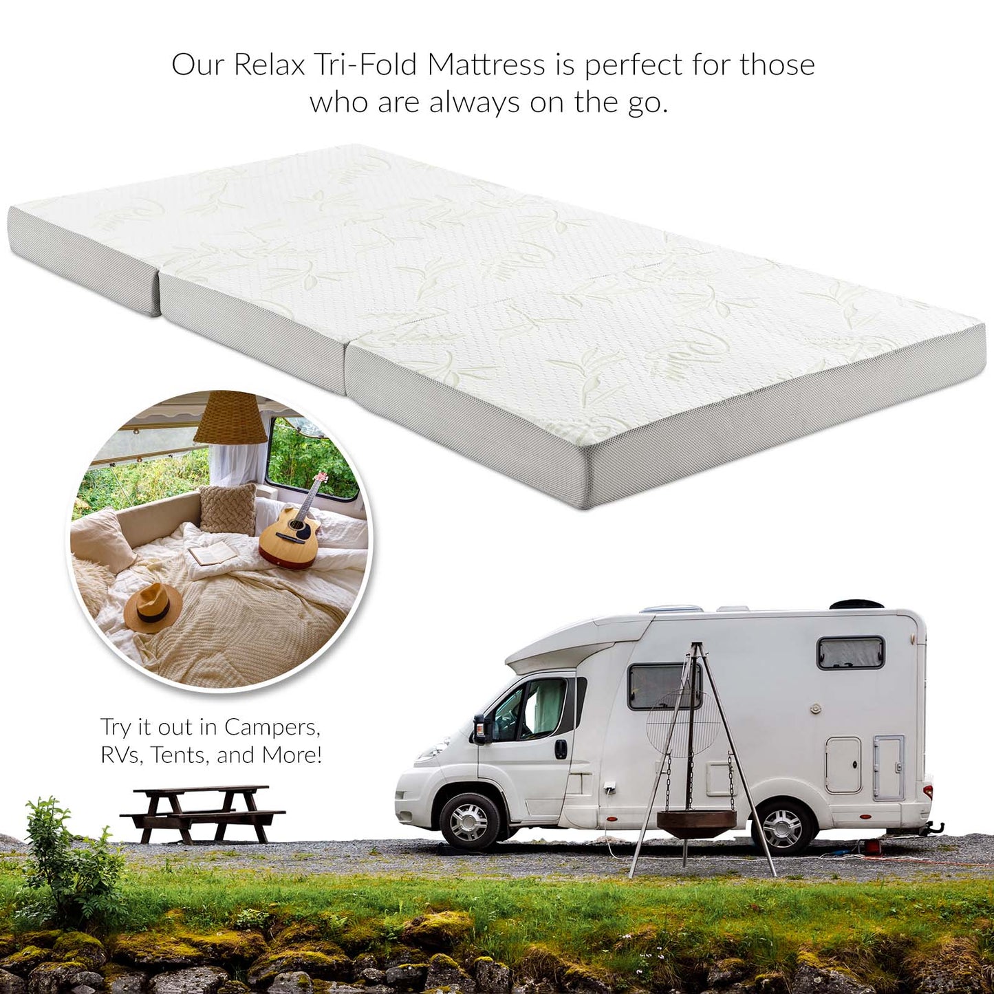 Modway Relax Tri-Fold Mattress - Twin XL - MOD-5783 | Mattresses | Modishstore - 4