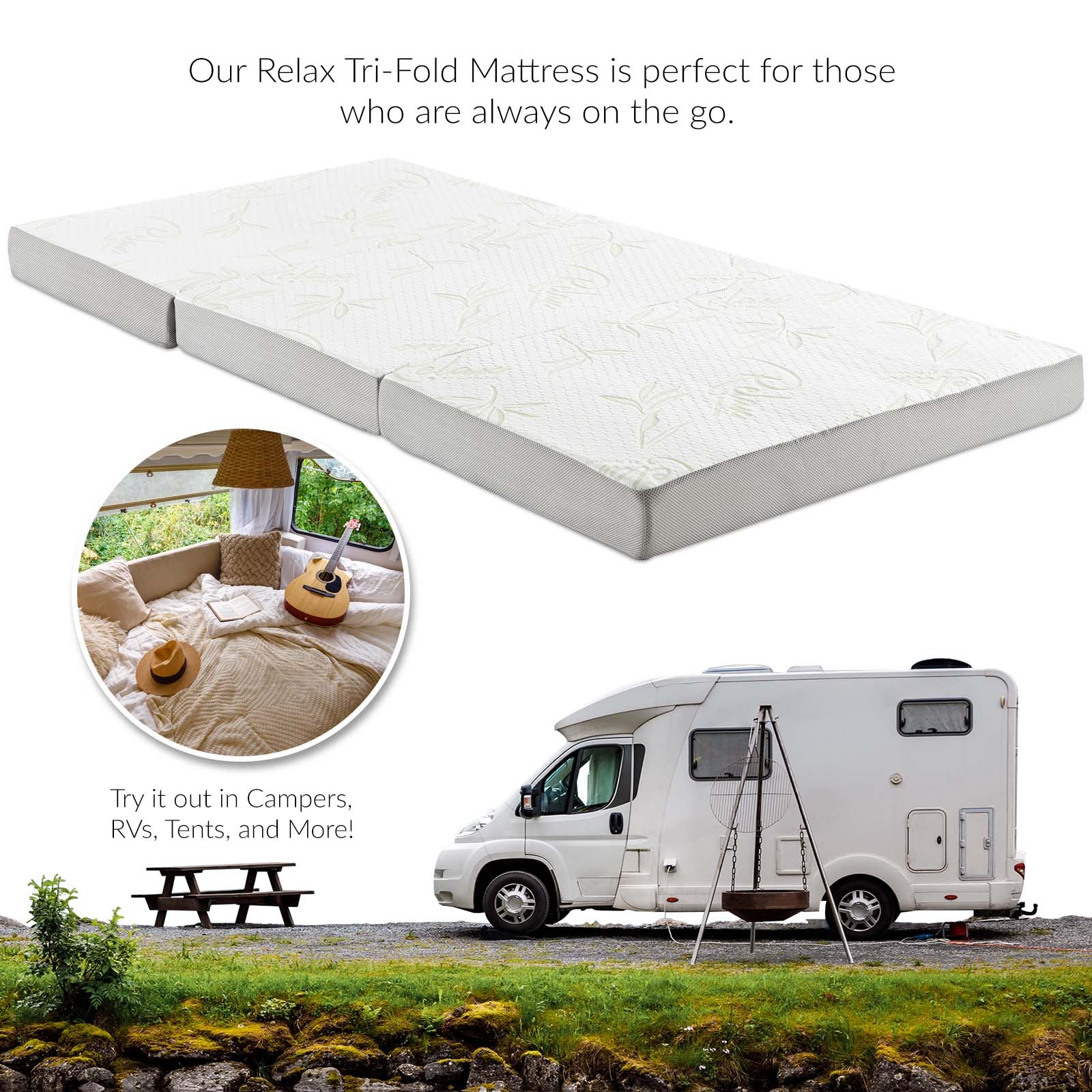 Modway Relax Tri-Fold Mattress - Twin XL - MOD-5783 | Mattresses | Modishstore - 4