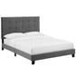 Modway Melanie Twin Tufted Button Upholstered Performance Velvet Platform Bed - MOD-5805 | Beds | Modishstore - 4