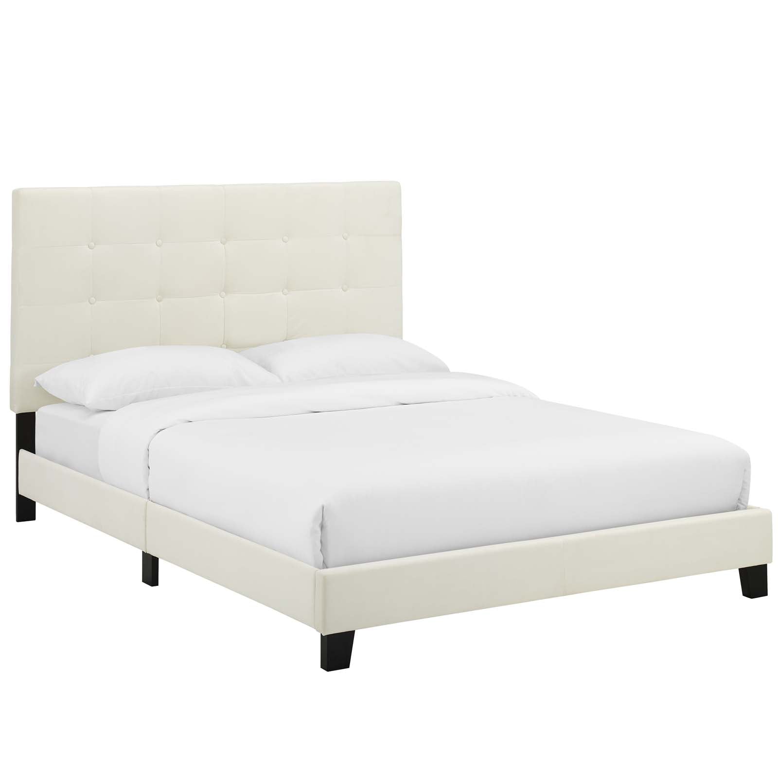 Modway Melanie Twin Tufted Button Upholstered Performance Velvet Platform Bed - MOD-5805 | Beds | Modishstore - 11