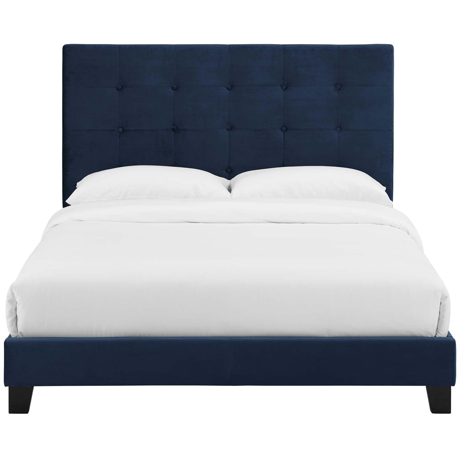 Modway Melanie Twin Tufted Button Upholstered Performance Velvet Platform Bed - MOD-5805 | Beds | Modishstore - 10