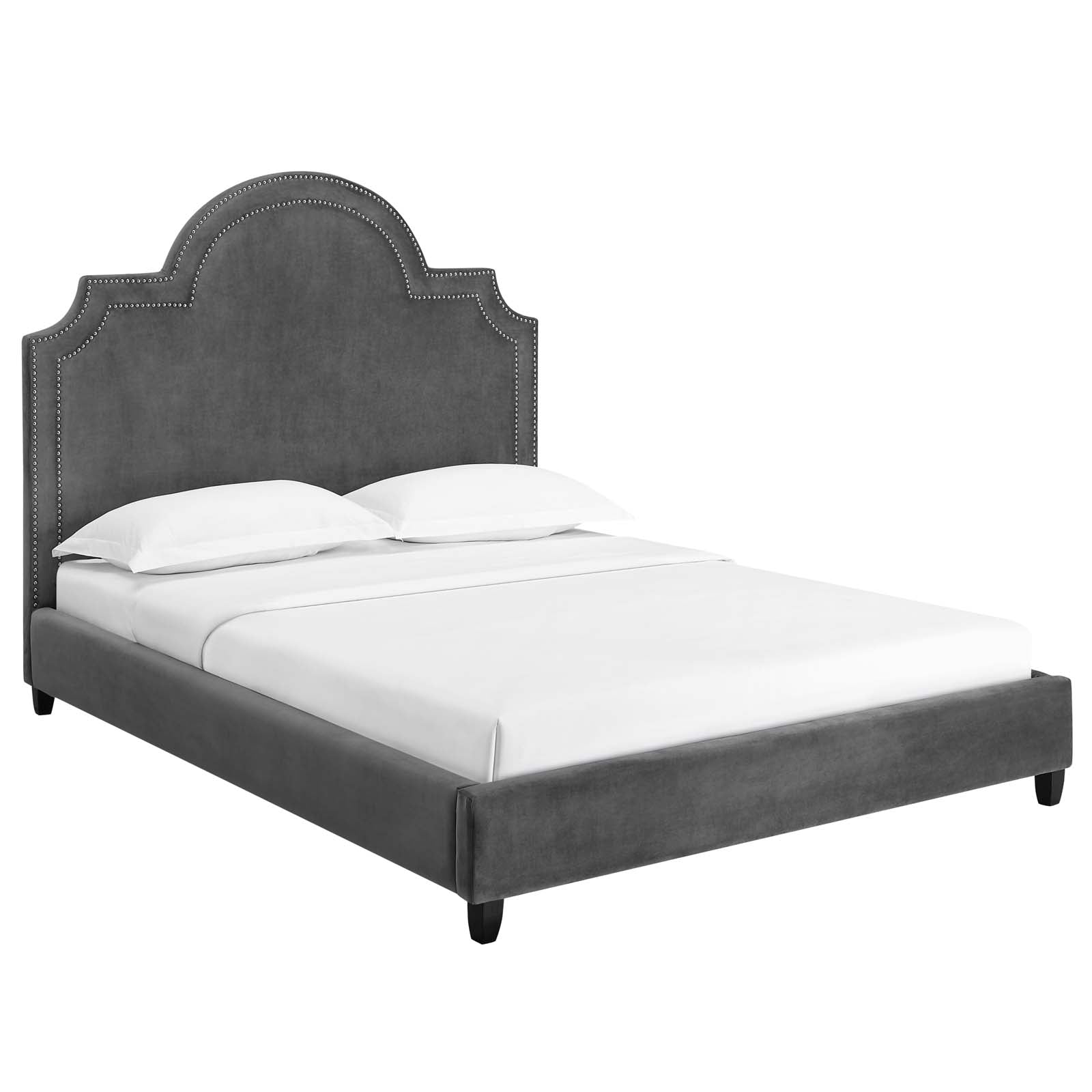 Modway Primrose Queen Performance Velvet Platform Bed - MOD-5812 | Beds | Modishstore - 12