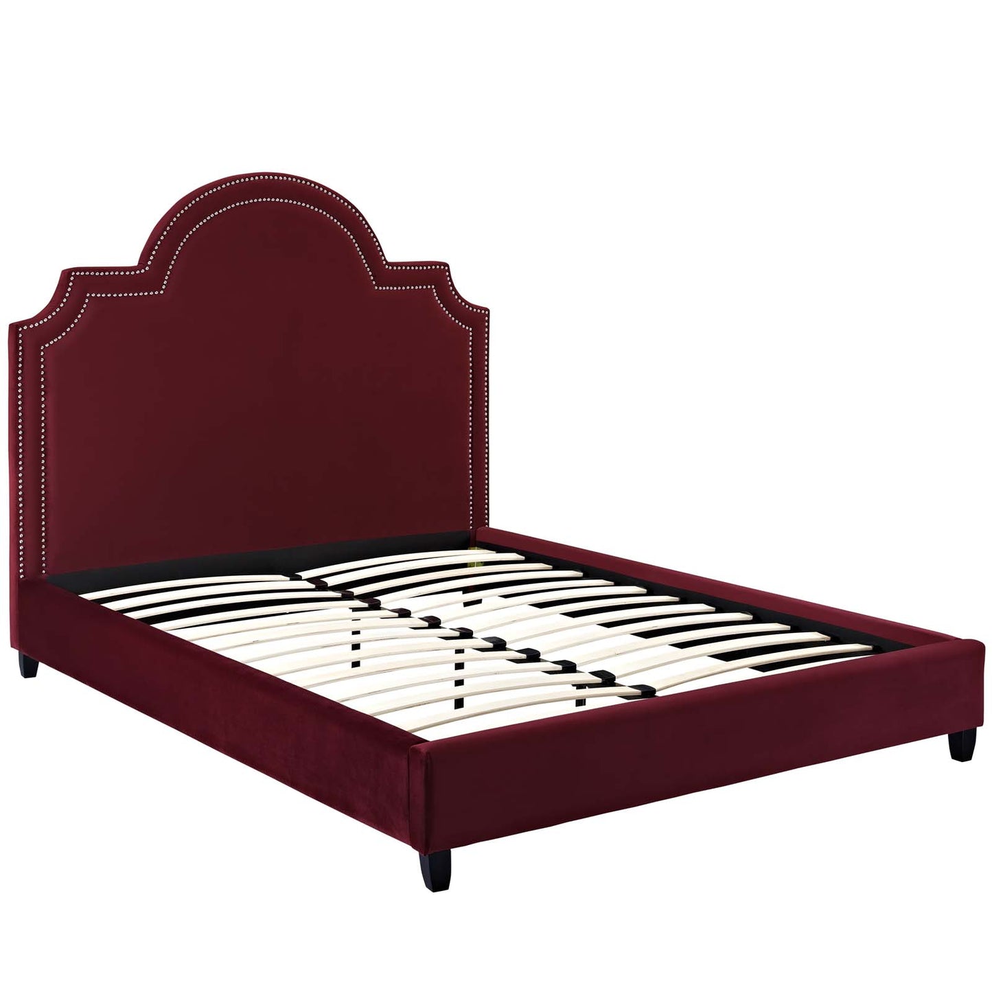 Modway Primrose Queen Performance Velvet Platform Bed - MOD-5812 | Beds | Modishstore - 18