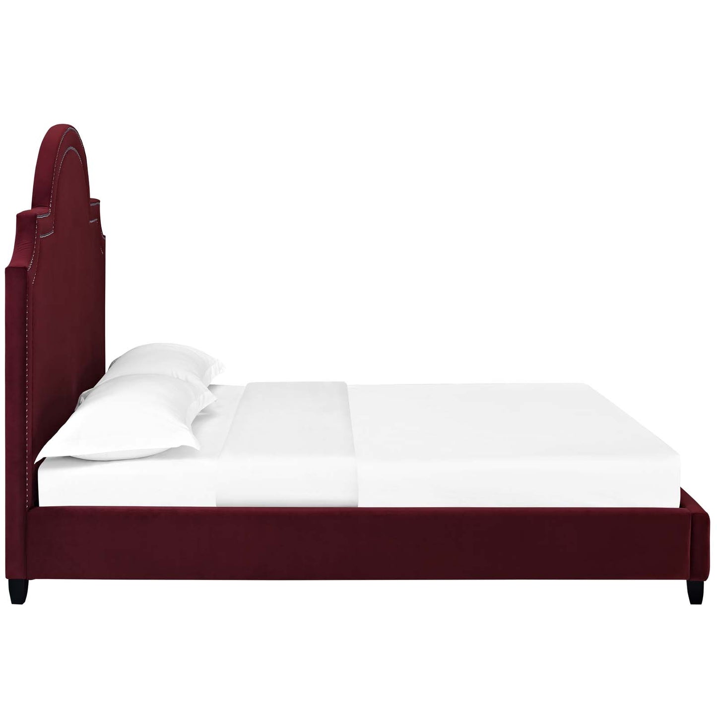 Modway Primrose Queen Performance Velvet Platform Bed - MOD-5812 | Beds | Modishstore - 19