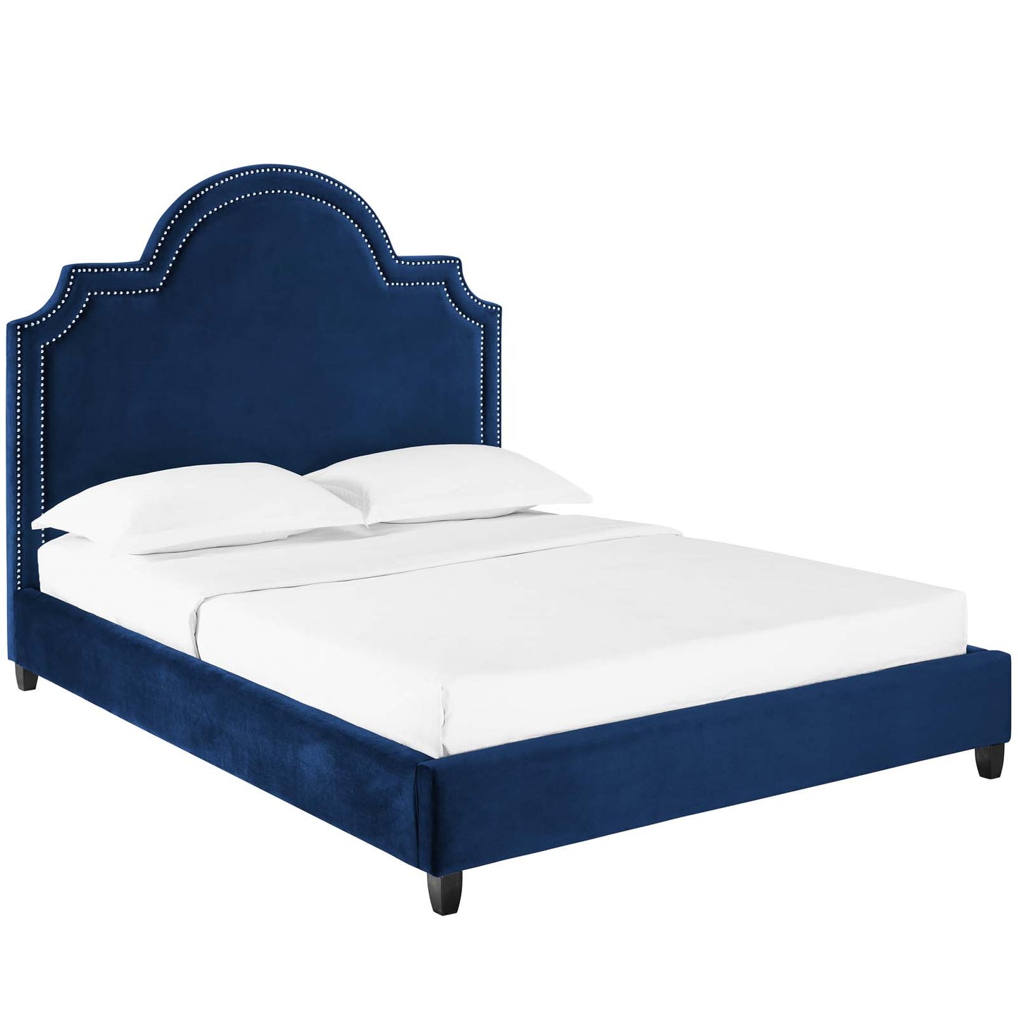 Modway Primrose Queen Performance Velvet Platform Bed - MOD-5812 | Beds | Modishstore - 2