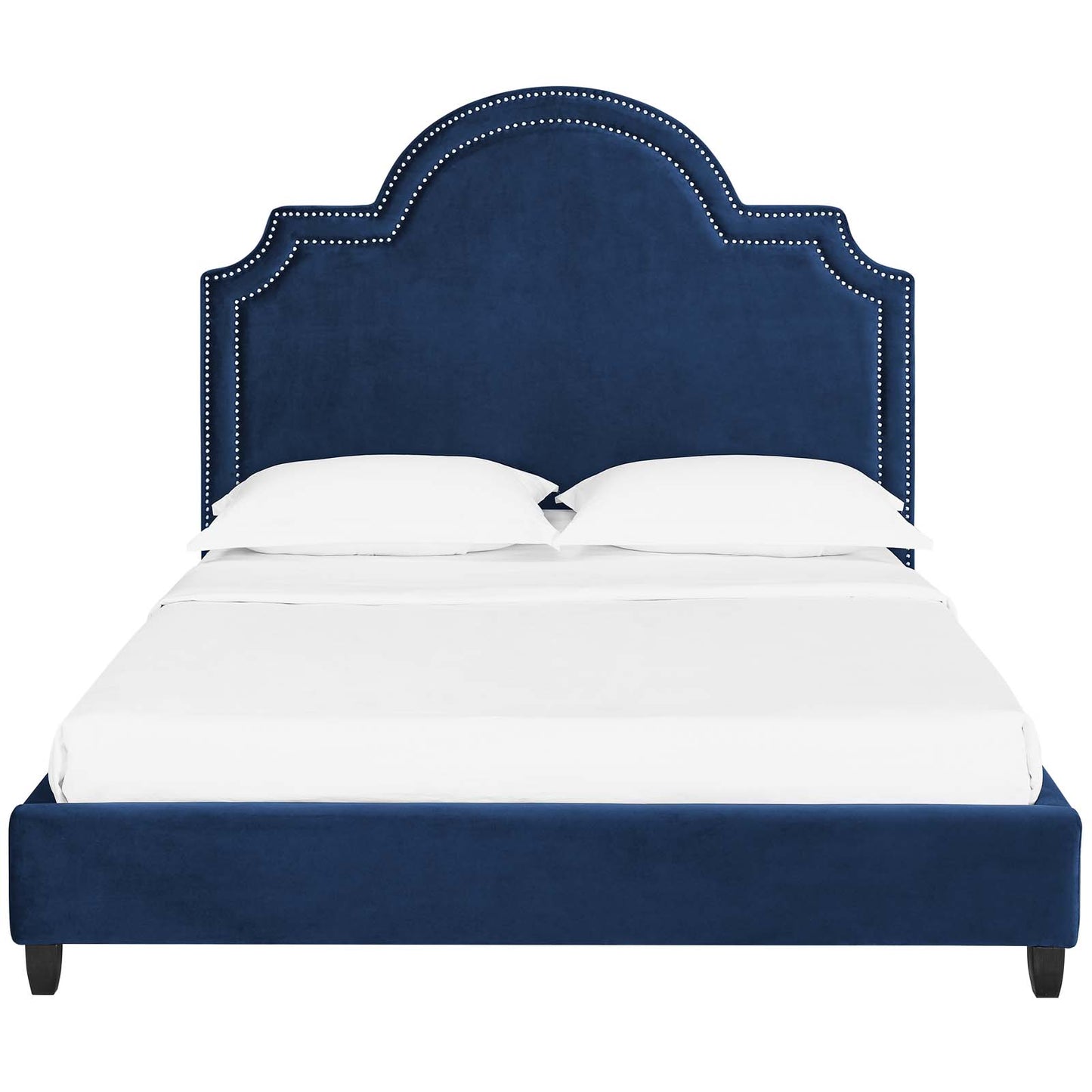 Modway Primrose Queen Performance Velvet Platform Bed - MOD-5812 | Beds | Modishstore - 4