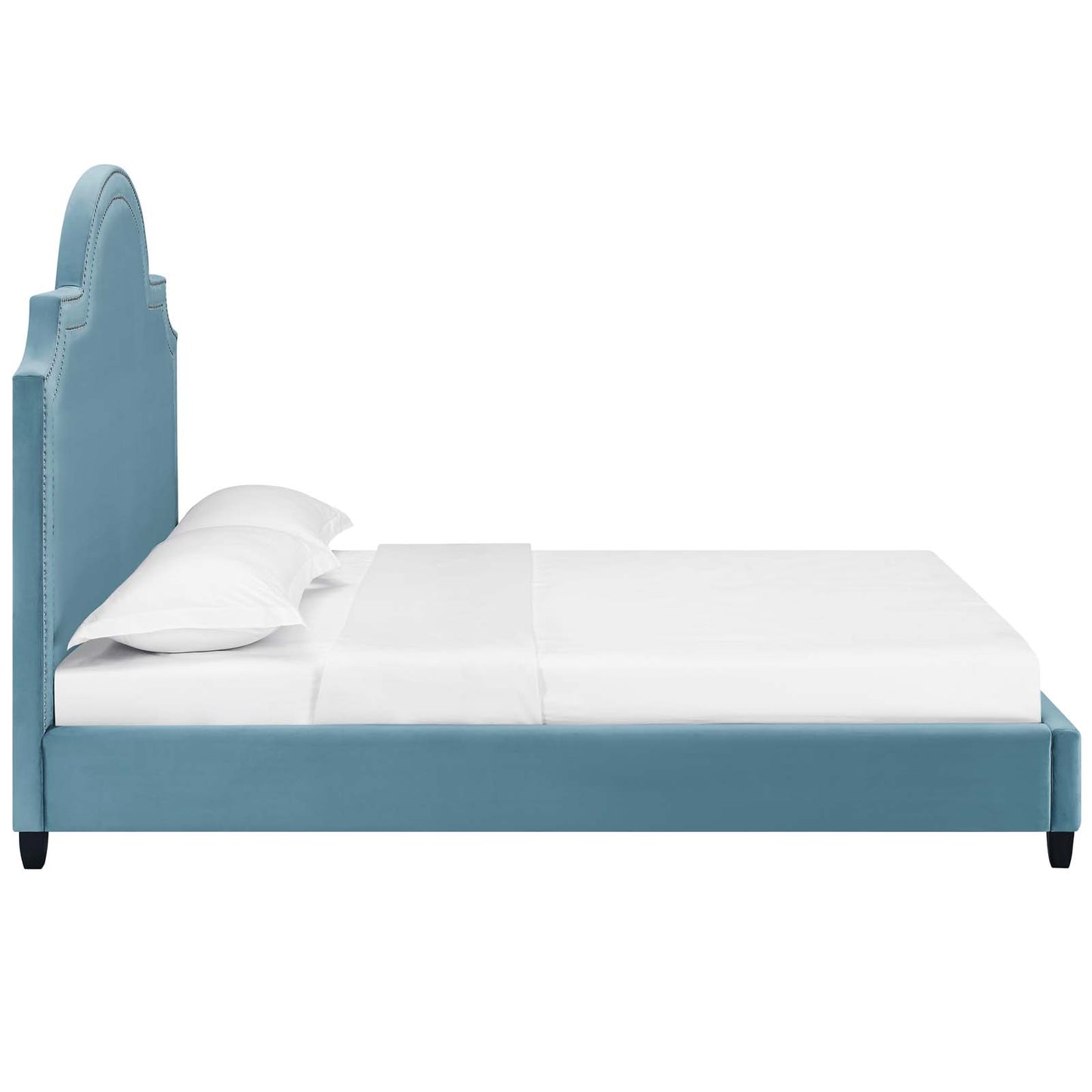 Modway Primrose Queen Performance Velvet Platform Bed - MOD-5812 | Beds | Modishstore - 7