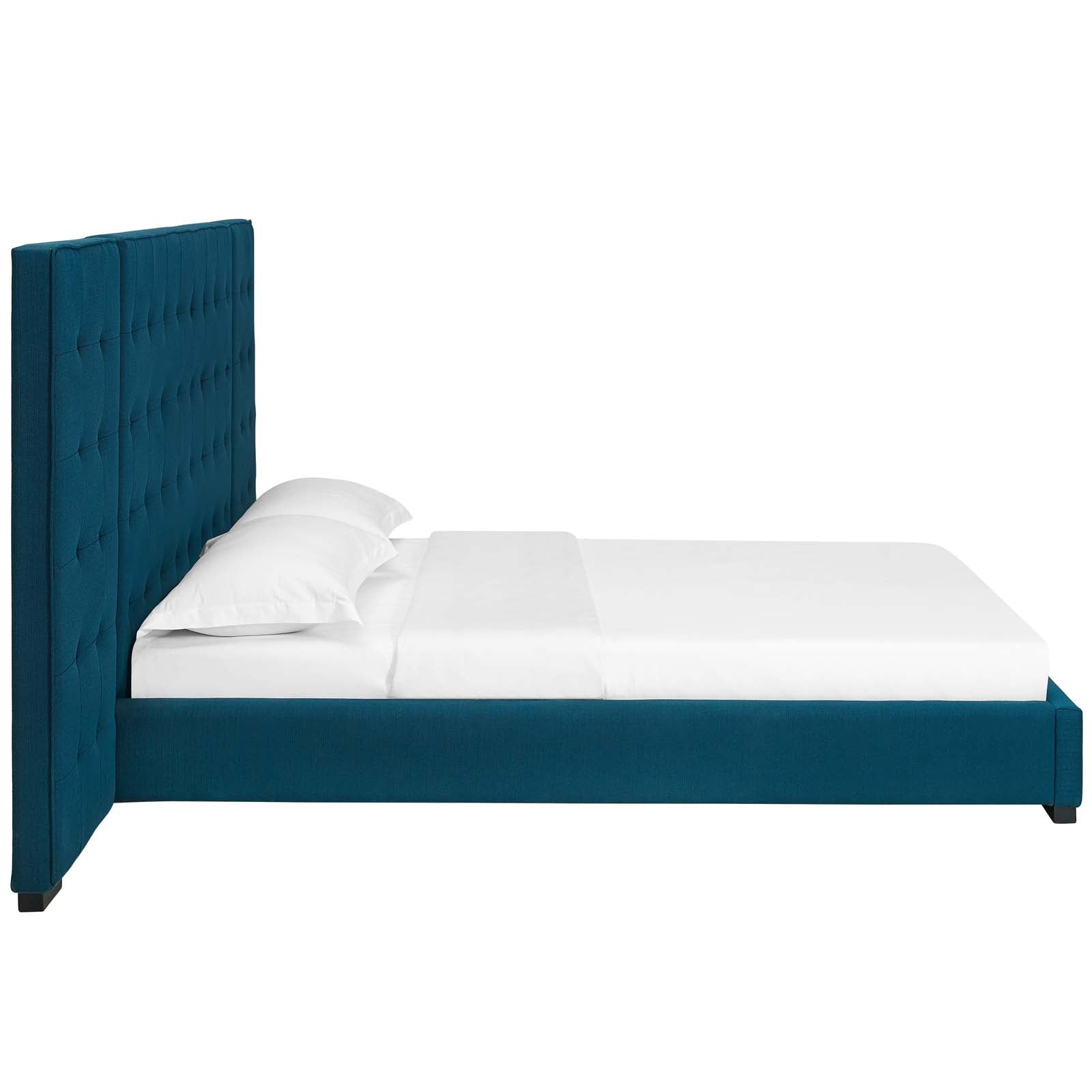 Modway Sierra Queen Upholstered Fabric Platform Bed | Beds | Modishstore-19