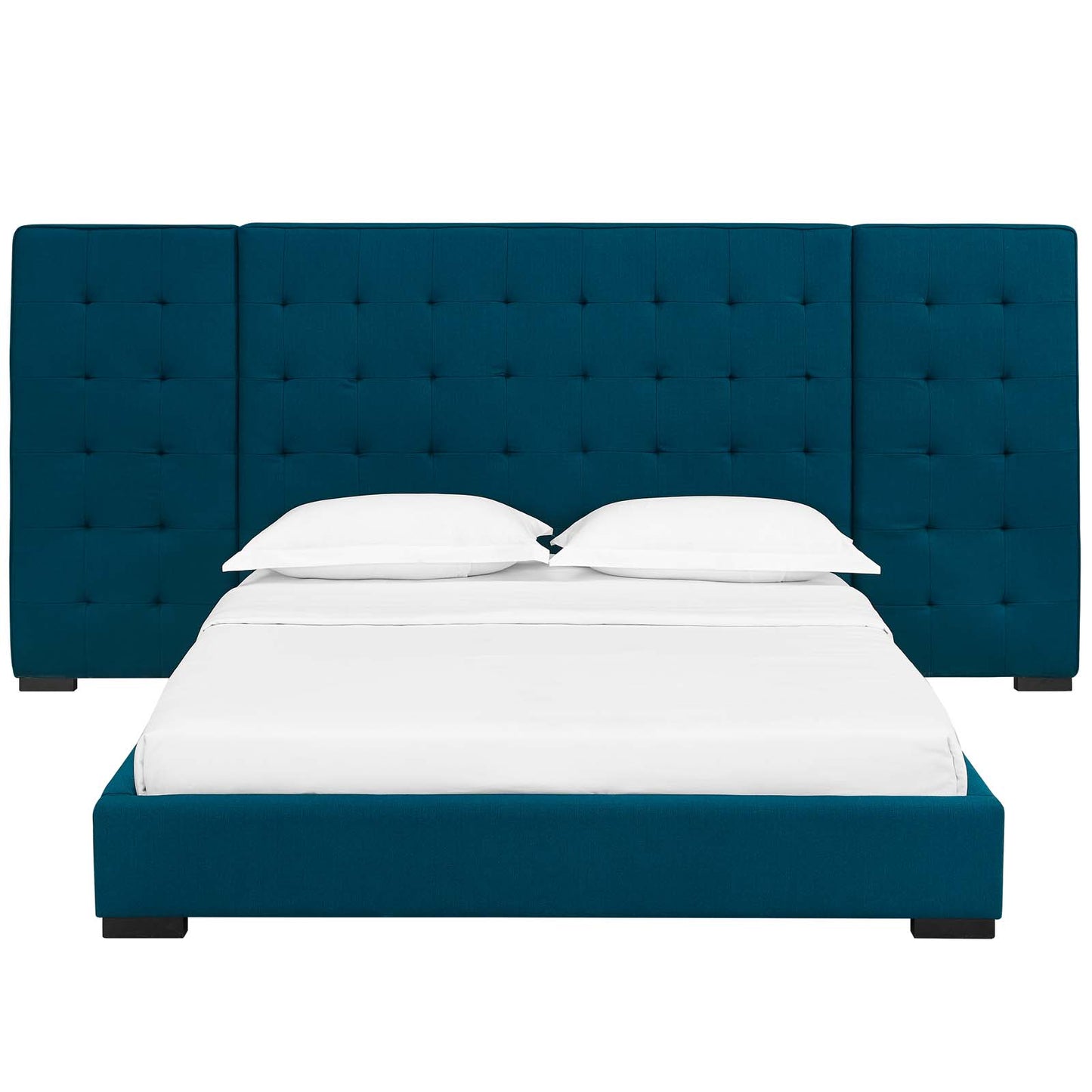 Modway Sierra Queen Upholstered Fabric Platform Bed | Beds | Modishstore-20