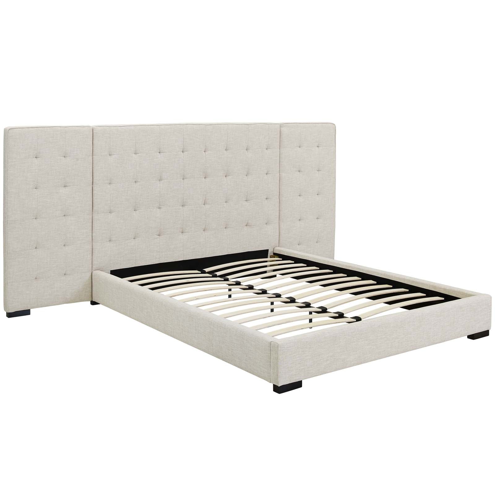 Modway Sierra Queen Upholstered Fabric Platform Bed | Beds | Modishstore-7