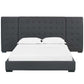 Modway Sierra Queen Upholstered Fabric Platform Bed | Beds | Modishstore-15