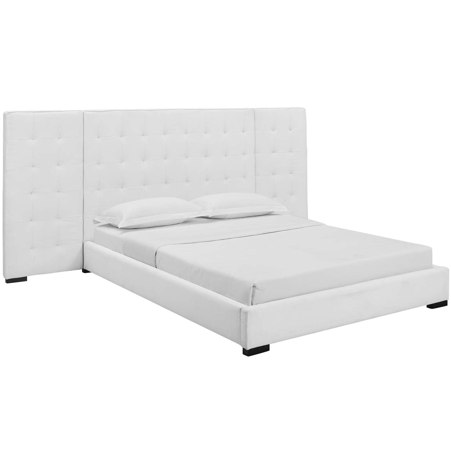 Modway Sierra Queen Upholstered Fabric Platform Bed | Beds | Modishstore-5
