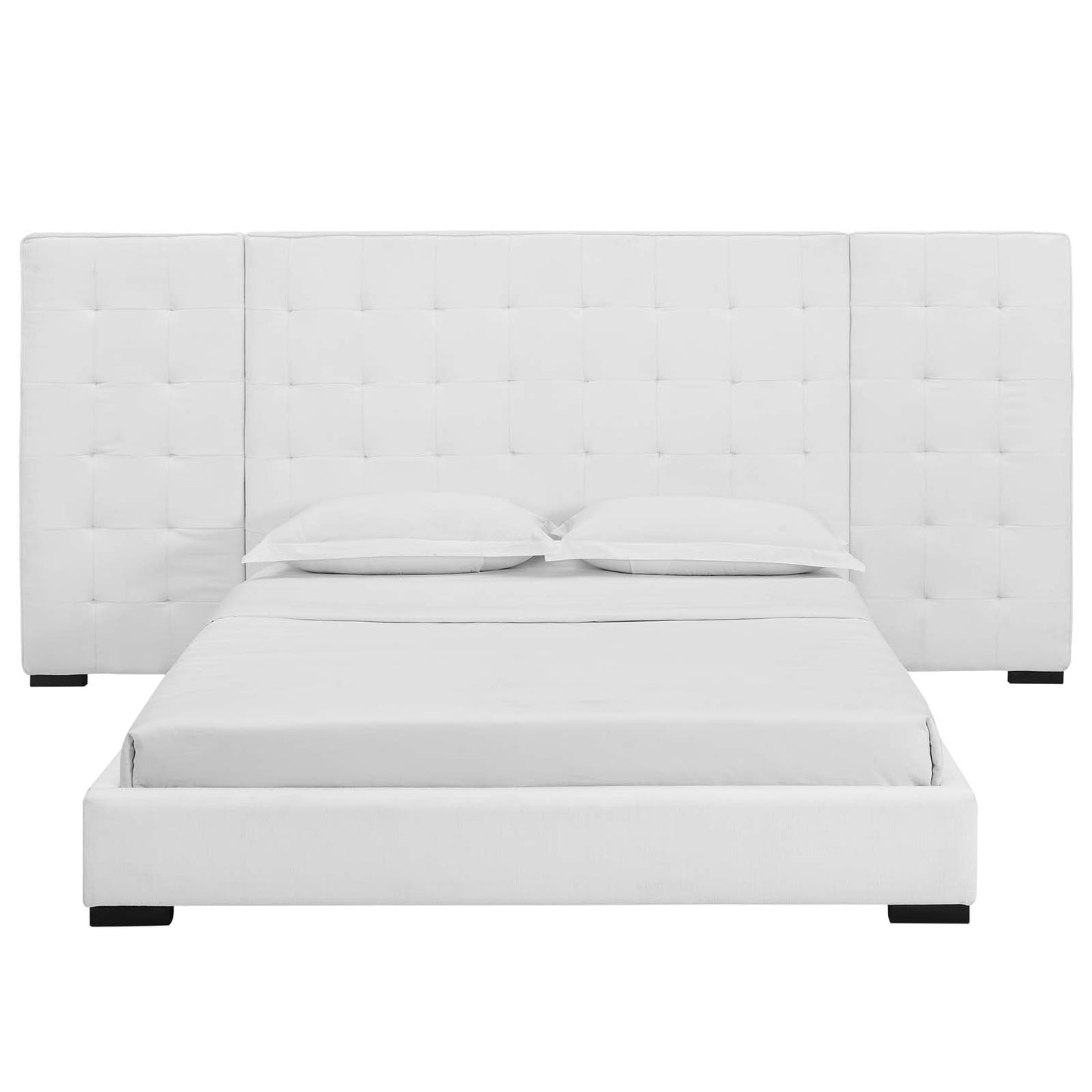 Modway Sierra Queen Upholstered Fabric Platform Bed | Beds | Modishstore-13