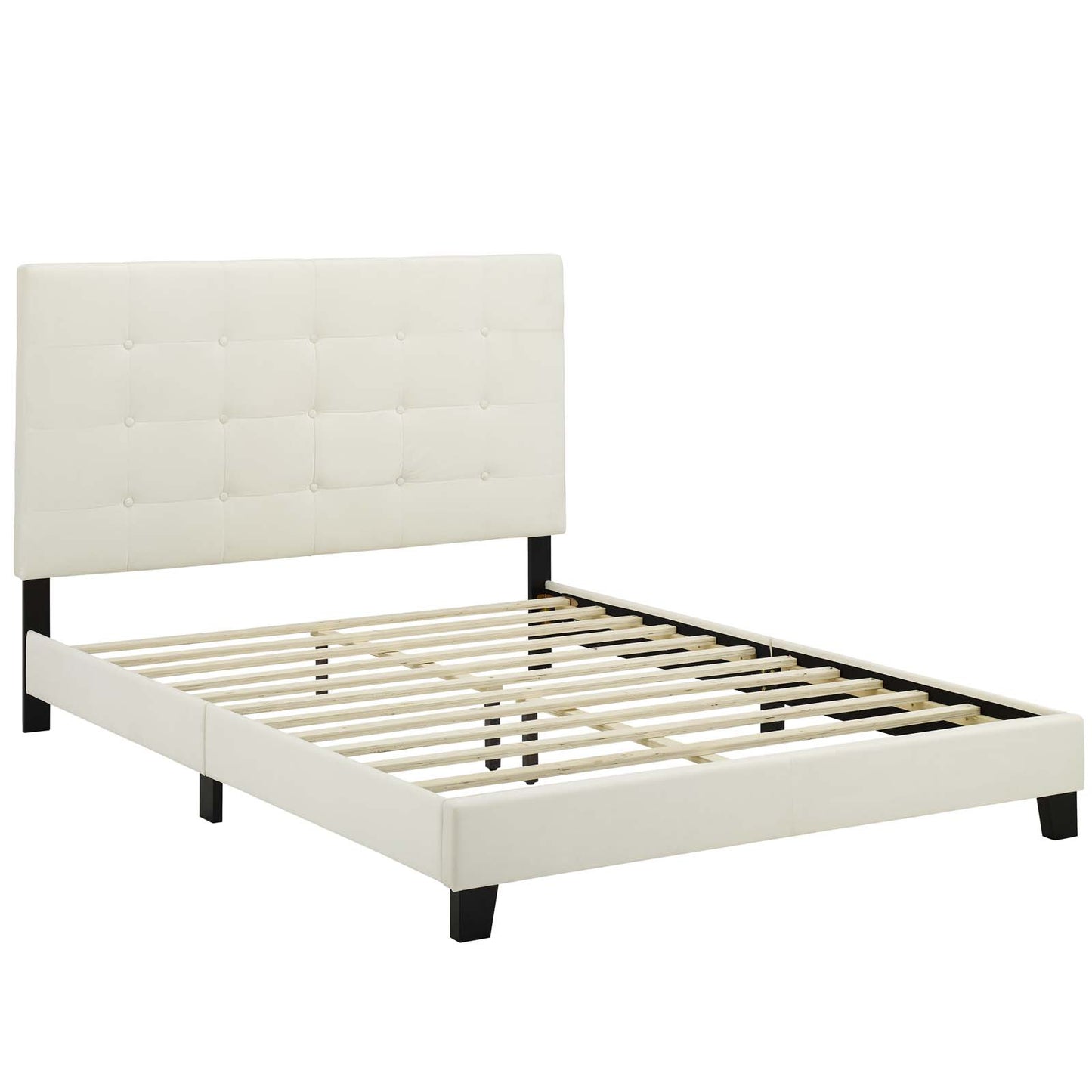 Modway Melanie Full Tufted Button Upholstered Performance Velvet Platform Bed | Beds | Modishstore-20