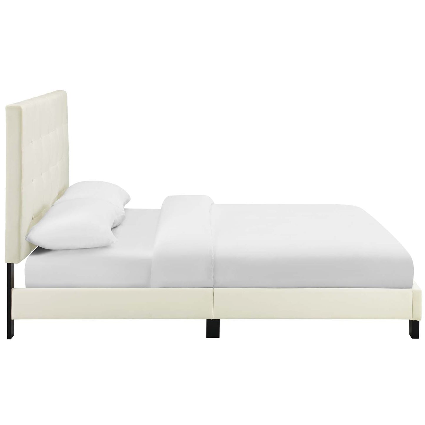 Modway Melanie Full Tufted Button Upholstered Performance Velvet Platform Bed | Beds | Modishstore-18