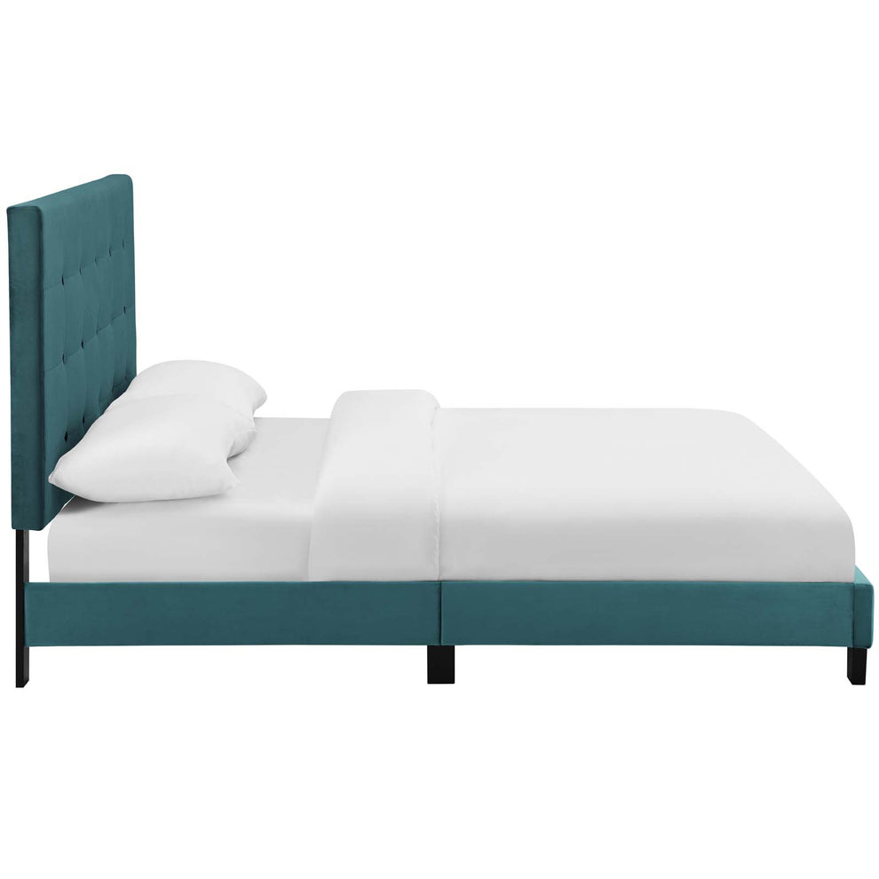 Modway Melanie Full Tufted Button Upholstered Performance Velvet Platform Bed - MOD-5819 | Beds | Modishstore - 12
