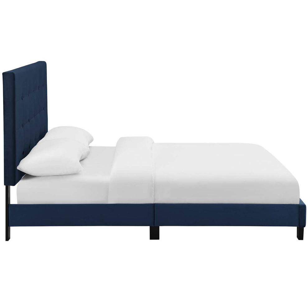 Modway Melanie King Tufted Button Upholstered Performance Velvet Platform Bed - MOD-5823 | Beds | Modishstore - 9