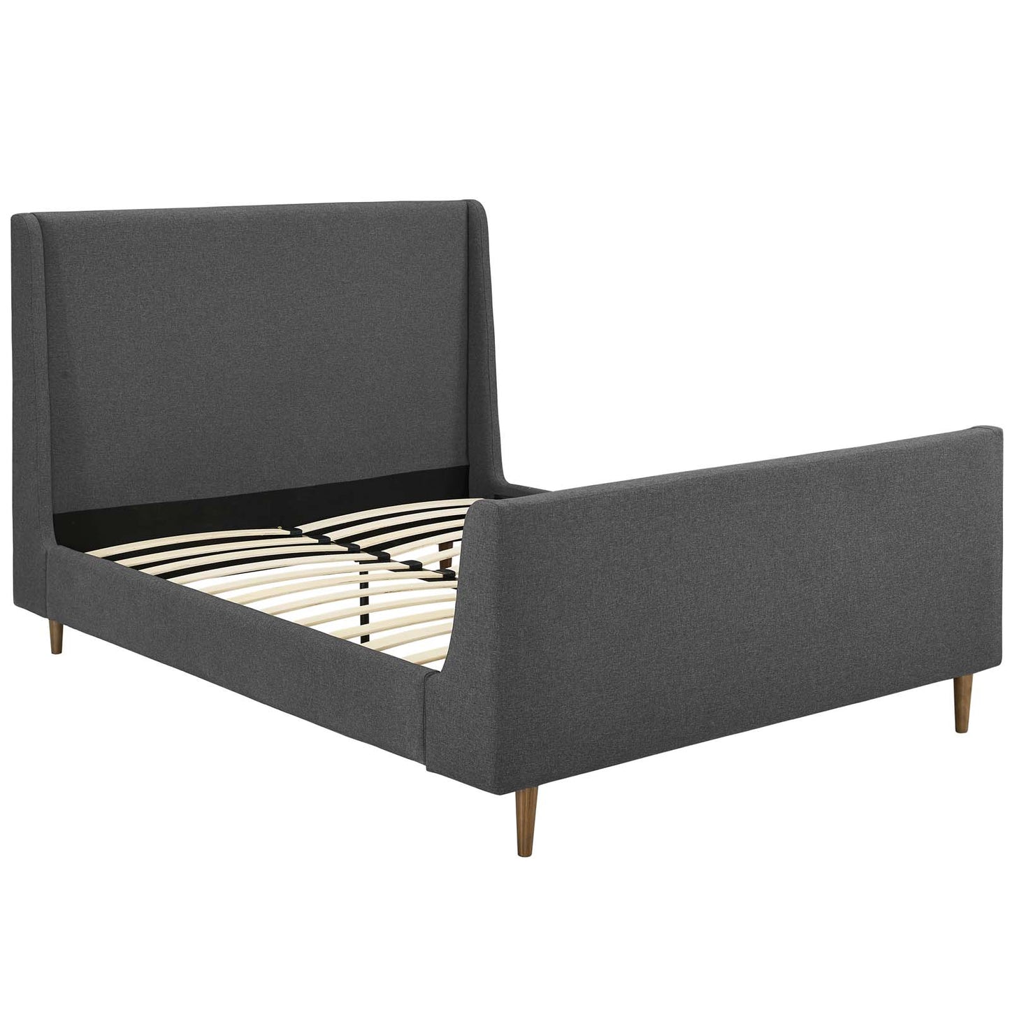 Modway Aubree Queen Upholstered Fabric Sleigh Platform Bed - MOD-5824 | Beds | Modishstore - 8