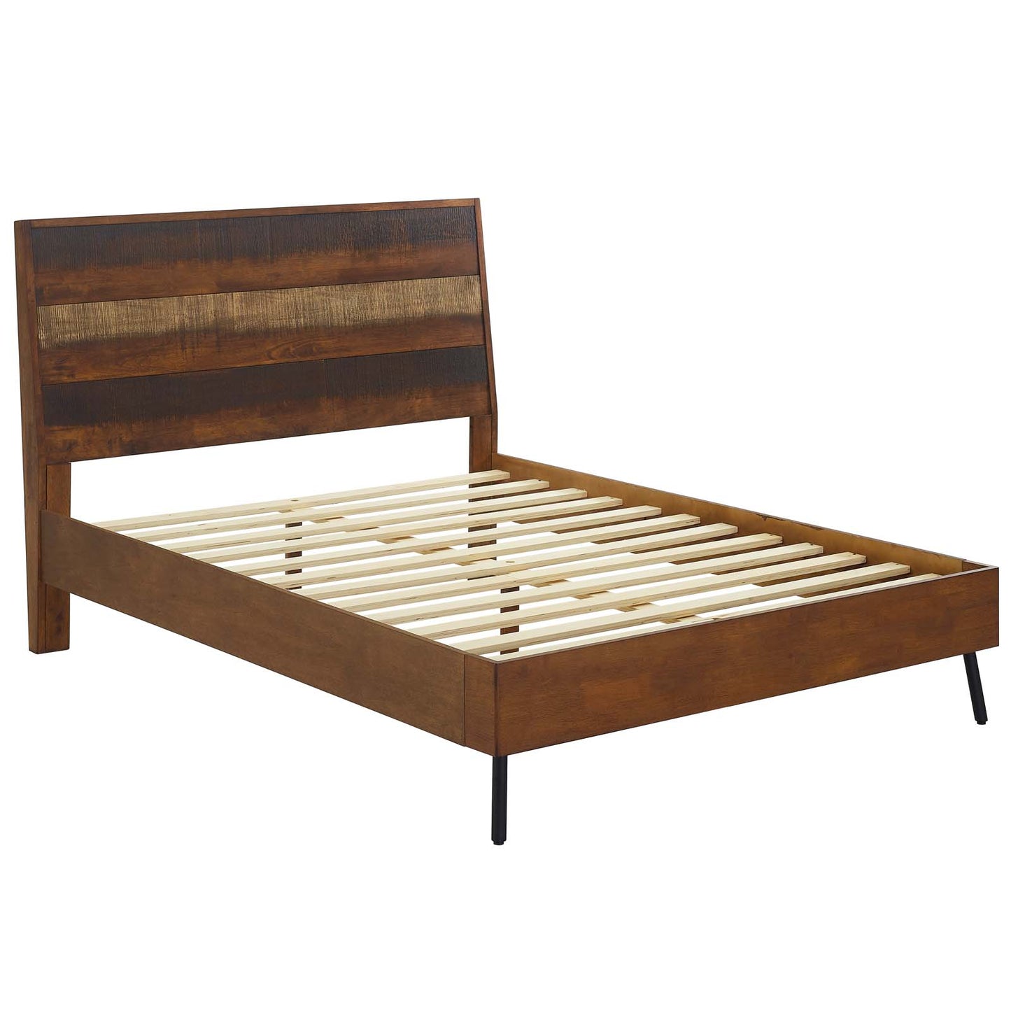 Modway Arwen Queen Rustic Wood Bed | Beds | Modishstore-6