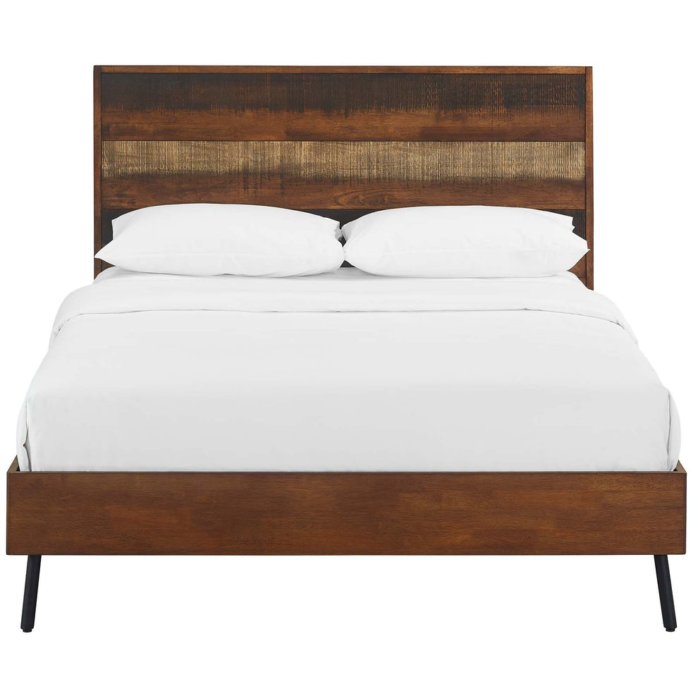 Modway Arwen Queen Rustic Wood Bed - MOD-5831 | Beds | Modishstore - 5