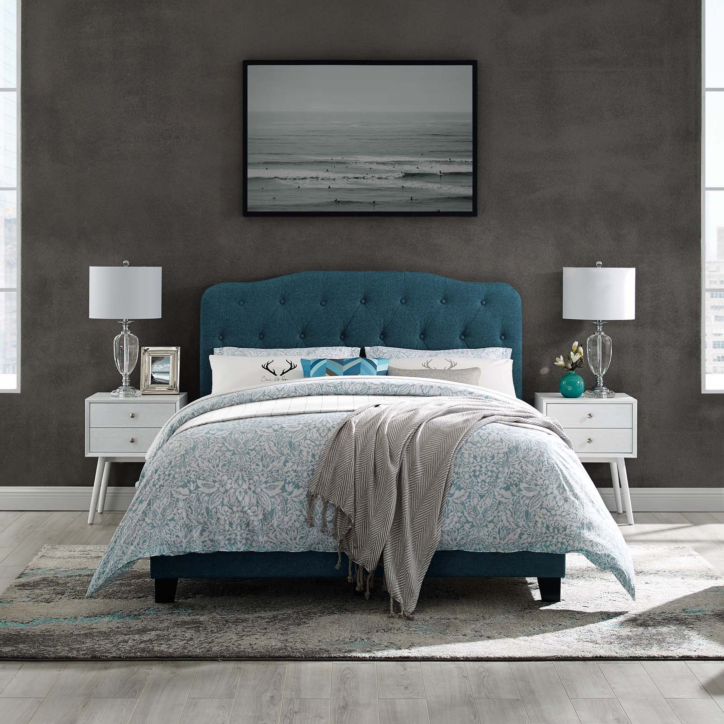 Modway Amelia Full Upholstered Fabric Bed | Beds | Modishstore-13