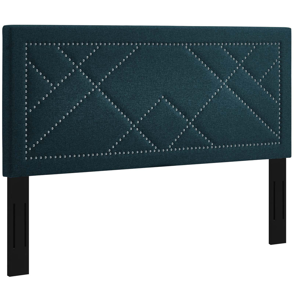 Modway Reese Nailhead Full / Queen Upholstered Linen Fabric Headboard - MOD-5844 | Headboards | Modishstore - 13