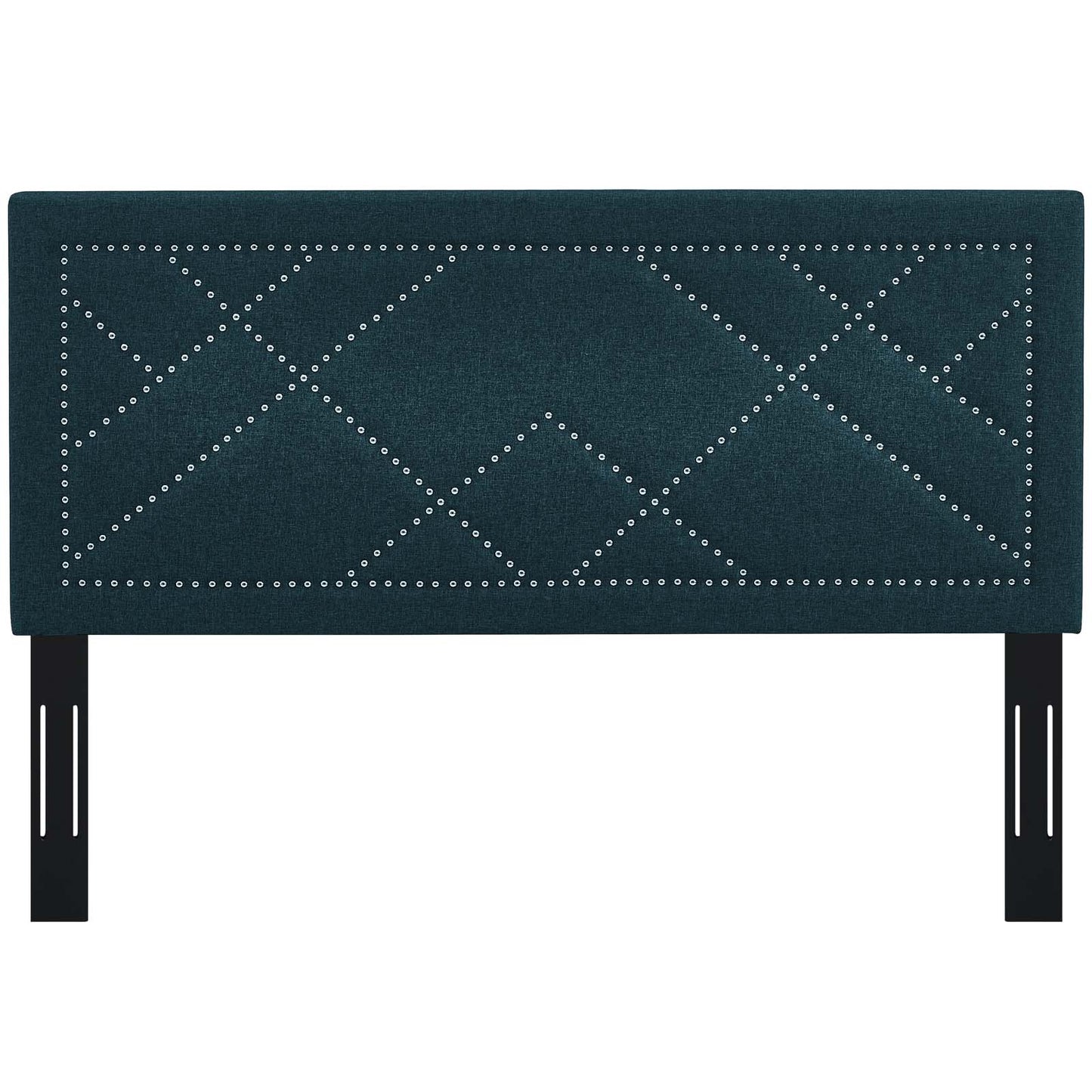 Modway Reese Nailhead Full / Queen Upholstered Linen Fabric Headboard | Headboards | Modishstore-3