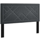 Modway Reese Nailhead Full / Queen Upholstered Linen Fabric Headboard | Headboards | Modishstore-10
